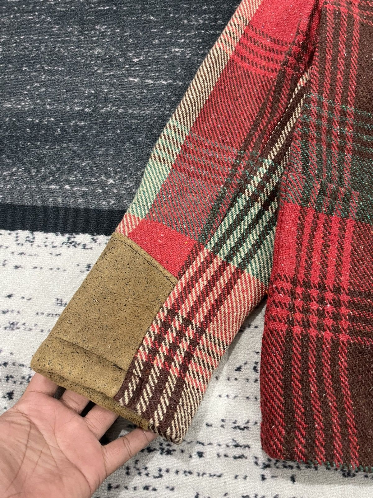 Beams Plus × Vintage Vintage Beams Y.Akamine Plaid Wool Jacket Size US L / EU 52-54 / 3 - 6 Thumbnail