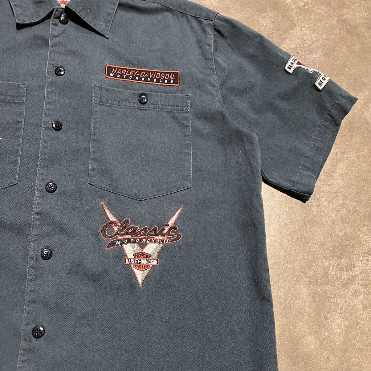Harley Davidson Vintage Harley Davidson Mechanic Garage Shirt Button Up Y2K Size US M / EU 48-50 / 2 - 4 Thumbnail