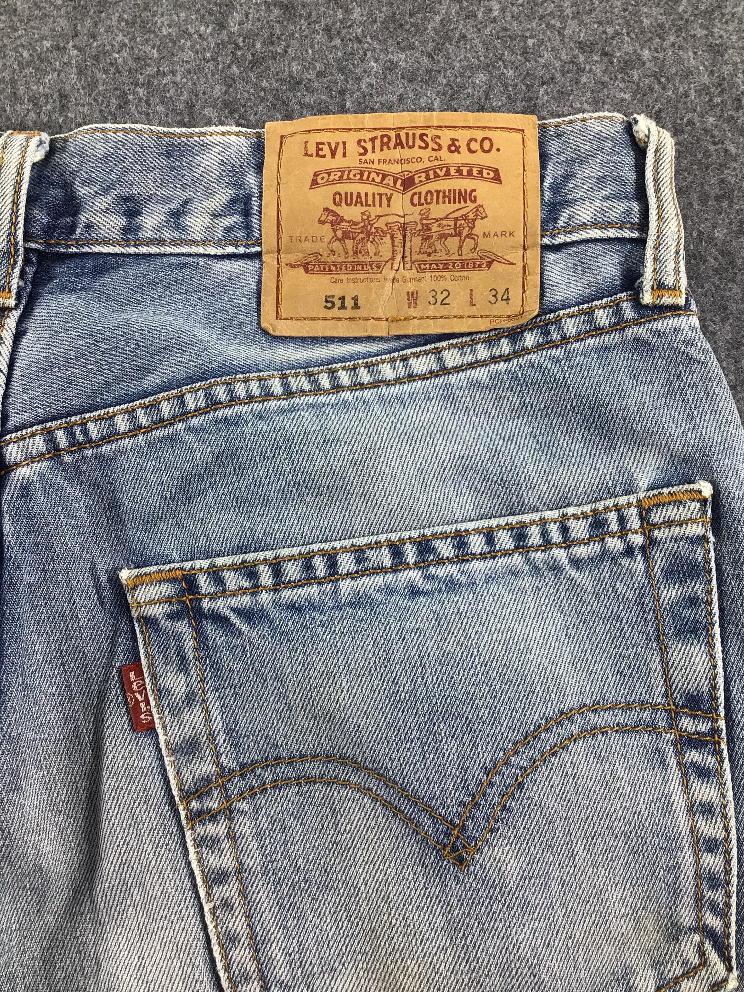 Levi's Vintage Levis 511 Jeans-JM065 Size US 32 / EU 48 - 4 Thumbnail
