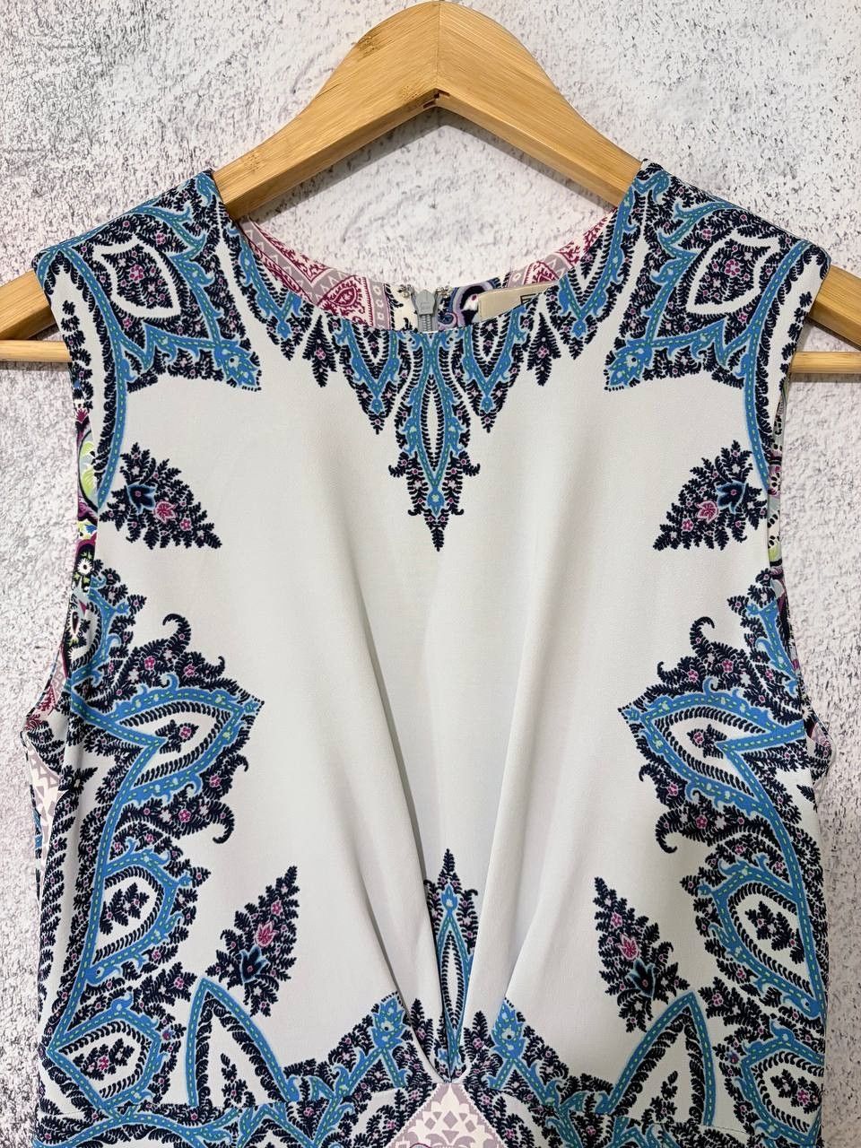 Etro Etro Viscose Floral Midi Dress Made in Italy Size S / US 4 / IT 40 - 6 Thumbnail