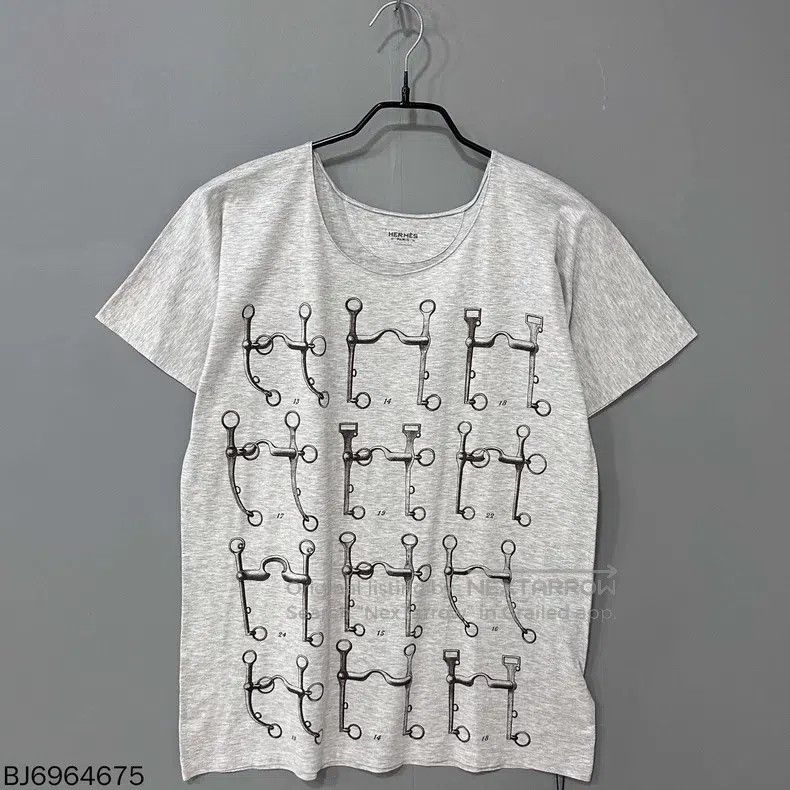 Hermes Hermes Printed letter H short sleeve Size XXS / US 00 / IT 34 - 1 Thumbnail