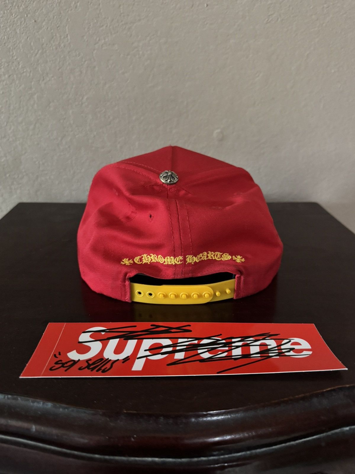 Chrome Hearts Chrome Hearts Red & Yellow Baseball Cap Size ONE SIZE - 4 Thumbnail