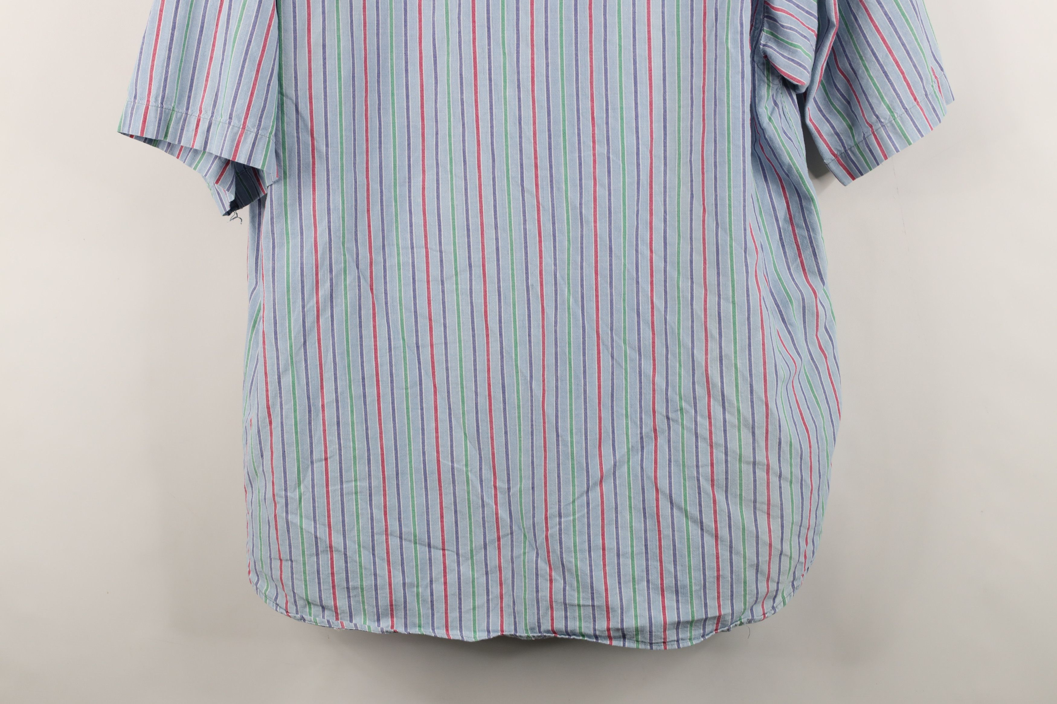 Vintage Vintage 90s Streetwear Short Sleeve Button Down Shirt Size US L / EU 52-54 / 3 - 10 Thumbnail
