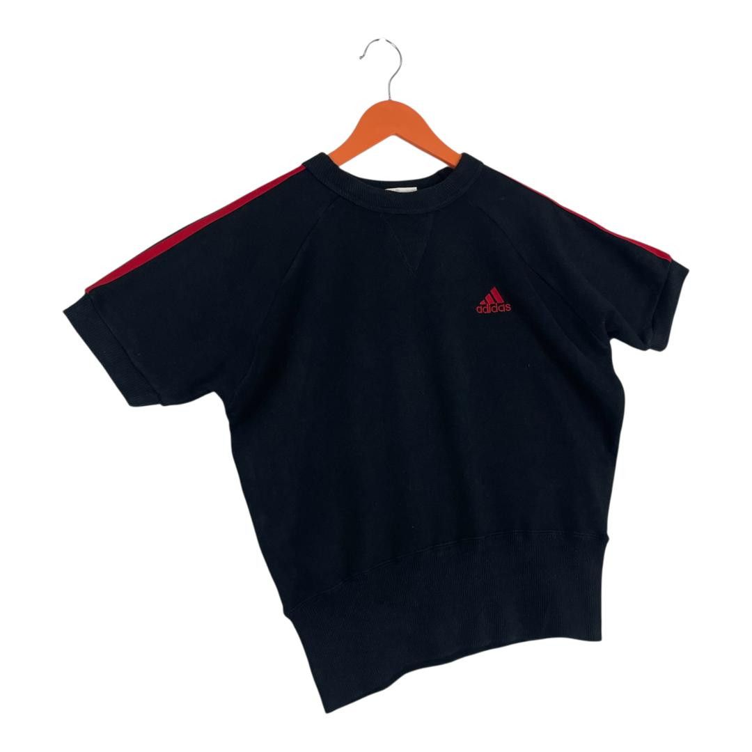 Adidas Vintage Adidas Embroided Logo Short Sleeve Sweatshirt Size US M / EU 48-50 / 2 - 3 Thumbnail