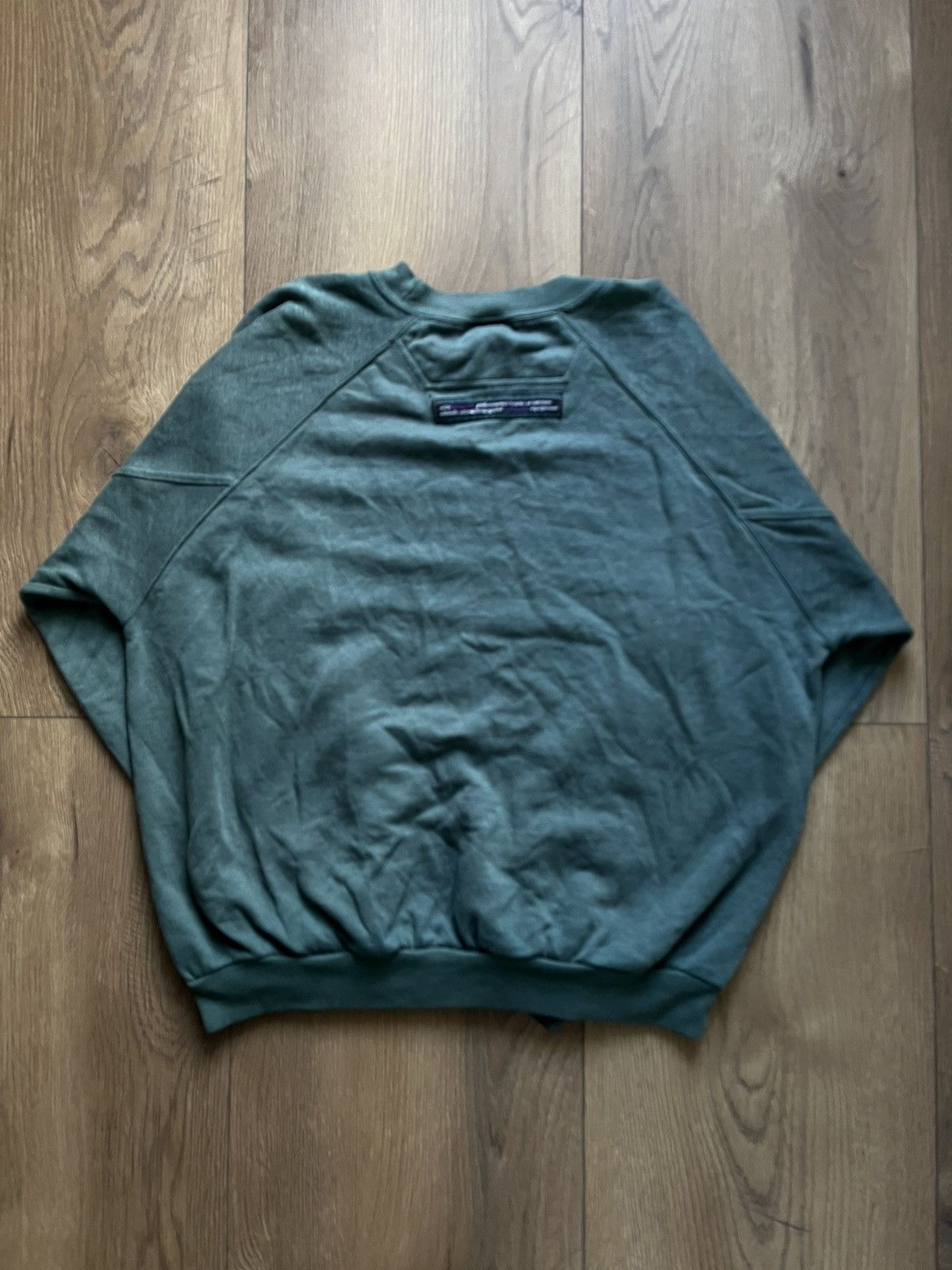 Nike × Vintage 💥 Rare 80’s Nike Vintage y2k Oversized Ice Green Sweatshirt Size S / US 4 / IT 40 - 8 Thumbnail