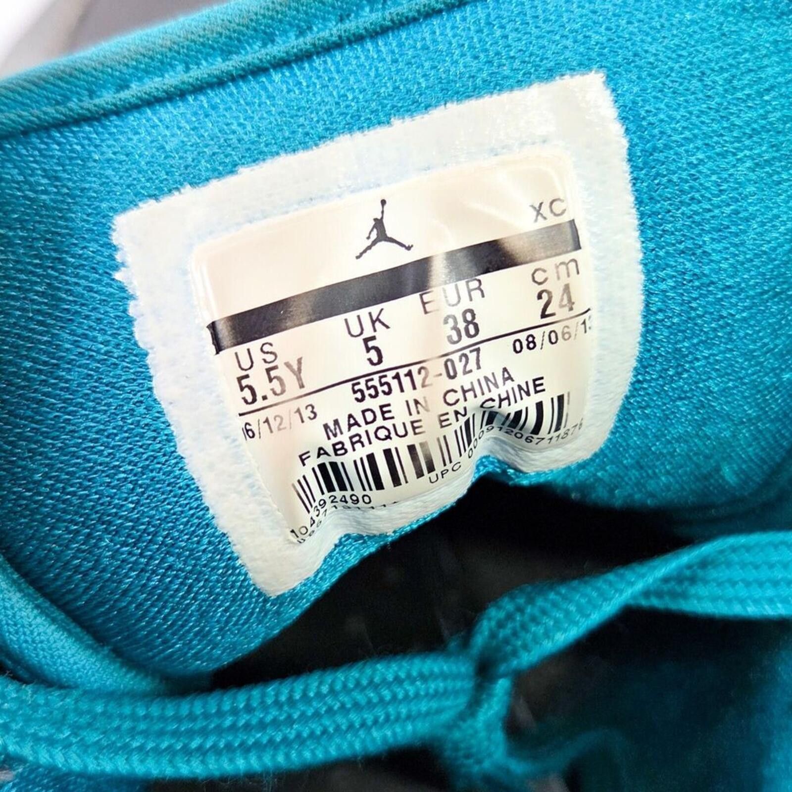 Nike Nike Air Jordan 1 Mid GG Metallic Dark Grey Teal 5.5Y / 7W Size US 5.5 / EU 38 - 6 Thumbnail