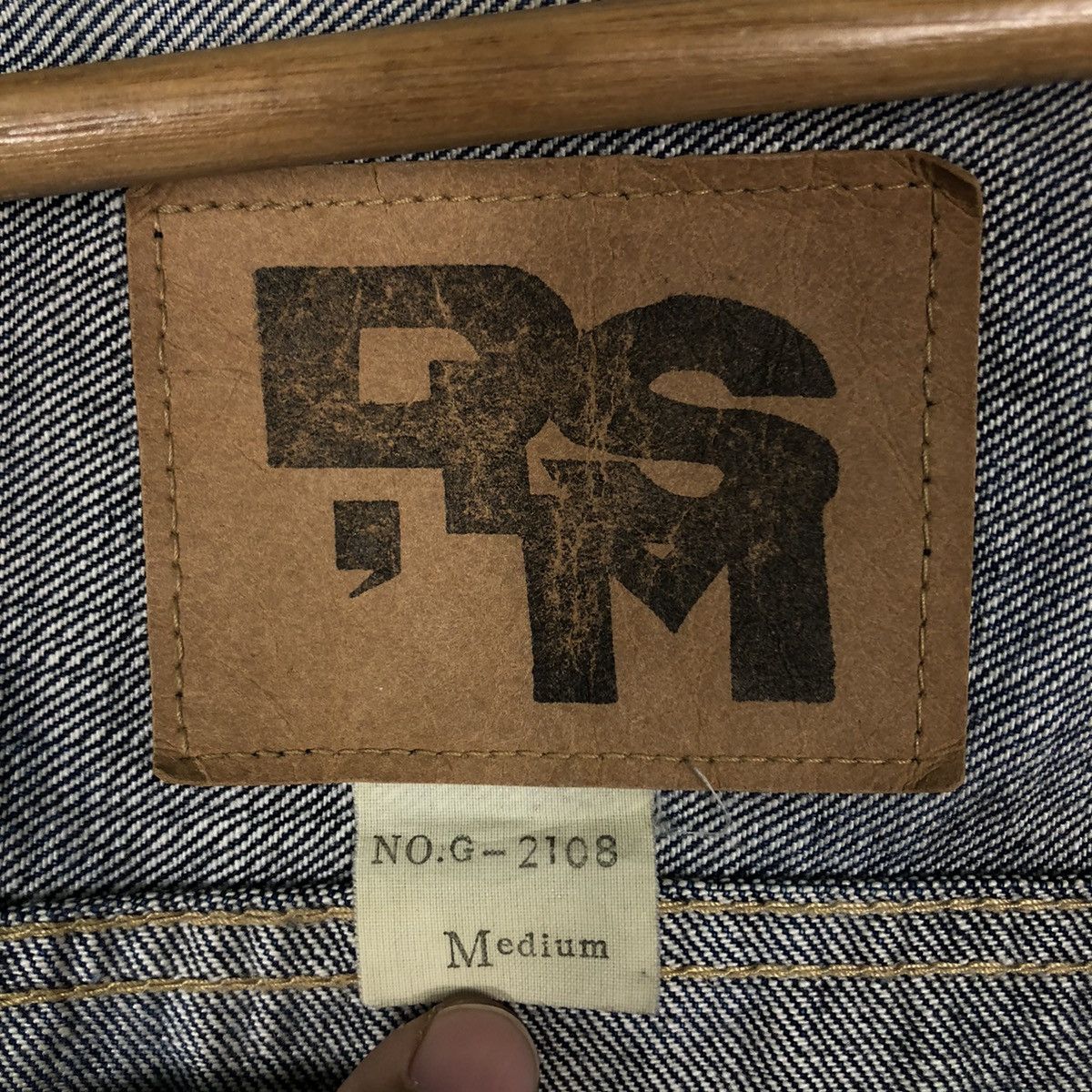 Japanese Brand 🔥Vintage Denim Tank Top Trucker Cafe Racer RSM Issey Miyake Size US M / EU 48-50 / 2 - 16 Thumbnail