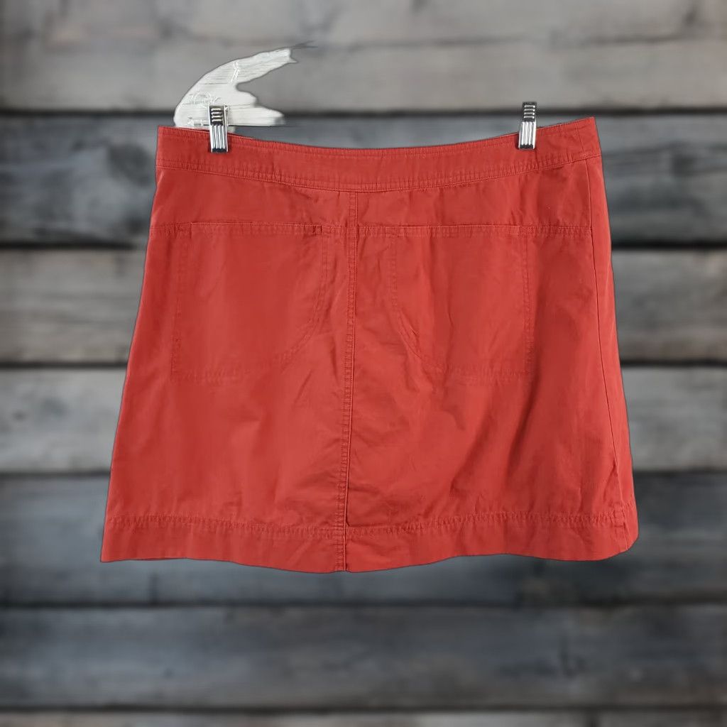 Patagonia VINTAGE Patagonia Water Girl Womens Skirt Sz 14 Solid Red Organic Cotton Size 36" / US 14 / IT 50 - 1 Thumbnail