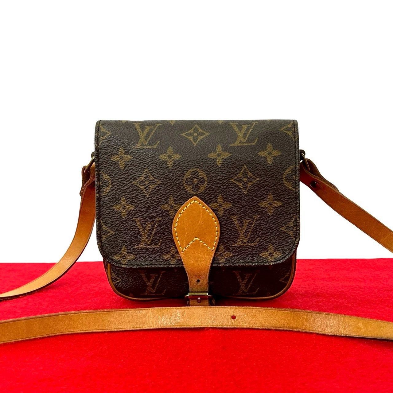 Louis Vuitton Louis Vuitton Louis Vuitton Cartouchiere Monogram Leather Shoulder Bag Canvas Shoulder Bag DUTY FREE for USA Size ONE SIZE - 1 Thumbnail