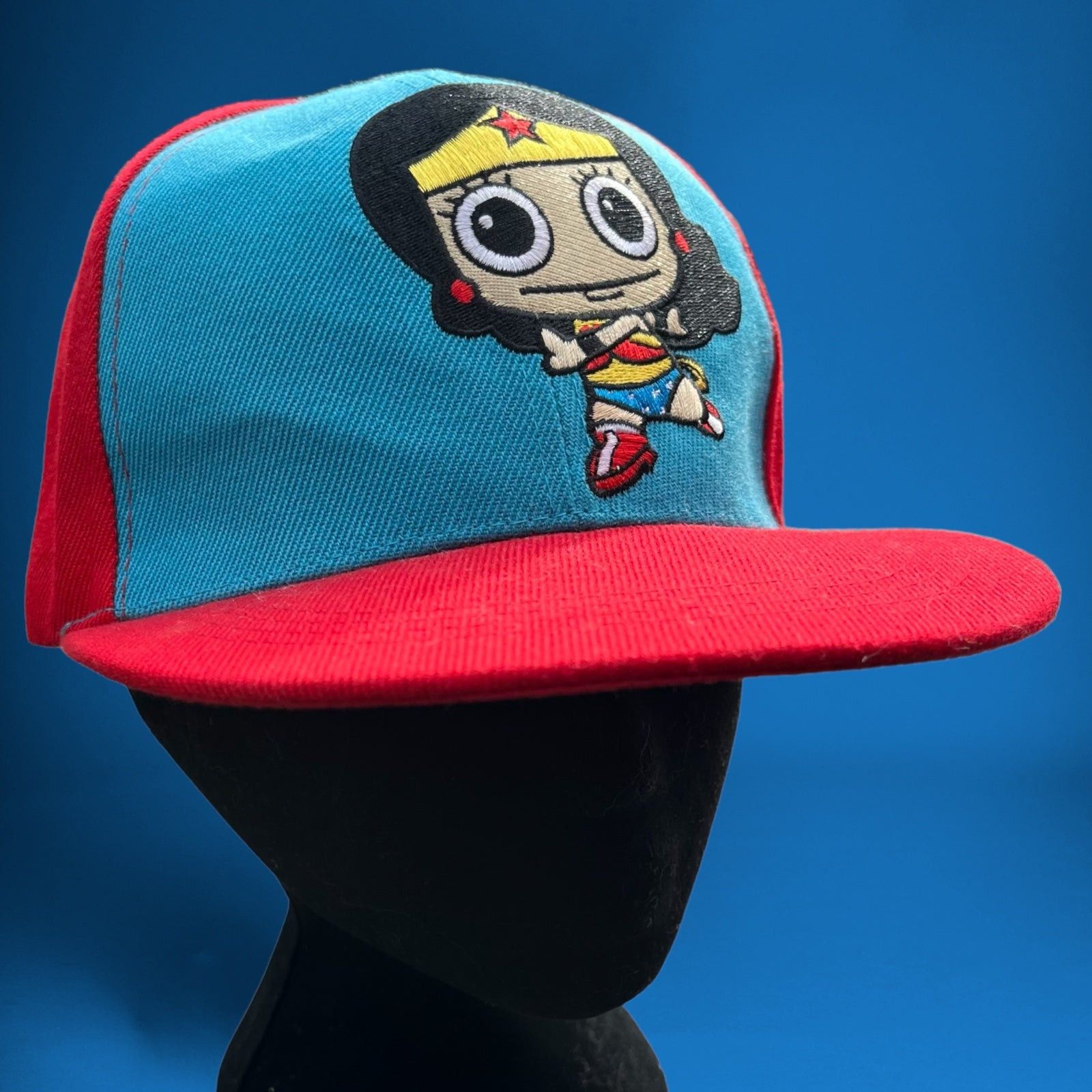 Other Six Flags Park Exclusive Wonder Woman Snapback Hat Size ONE SIZE - 1 Thumbnail