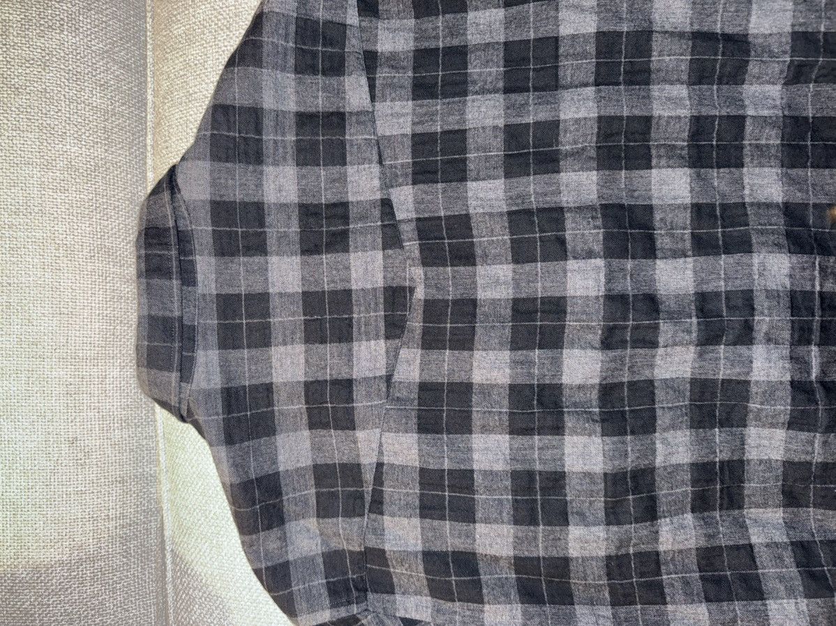 Officine Generale Officine Générale Plaid Flannel Shirt — Grey/Black | Size M Size US M / EU 48-50 / 2 - 7 Thumbnail