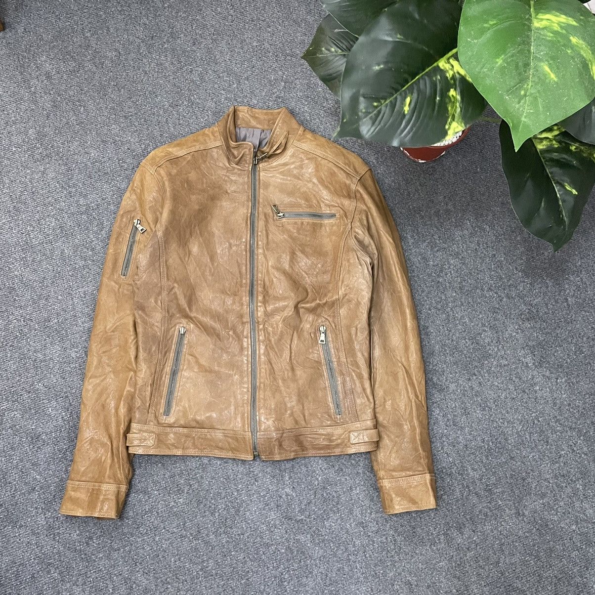 Other Genuine Leather Brown Bikers Riders Motorcycle Jacket Size US S / EU 44-46 / 1 - 1 Thumbnail