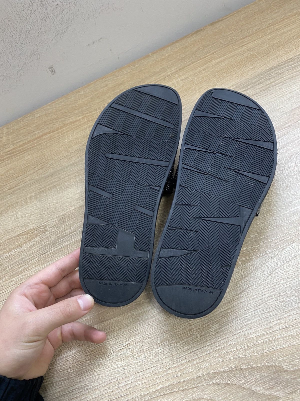 Jimmy Choo 🇮🇹 Jimmy Chop Slippers made in Italy Size US 10 / IT 40 - 6 Thumbnail
