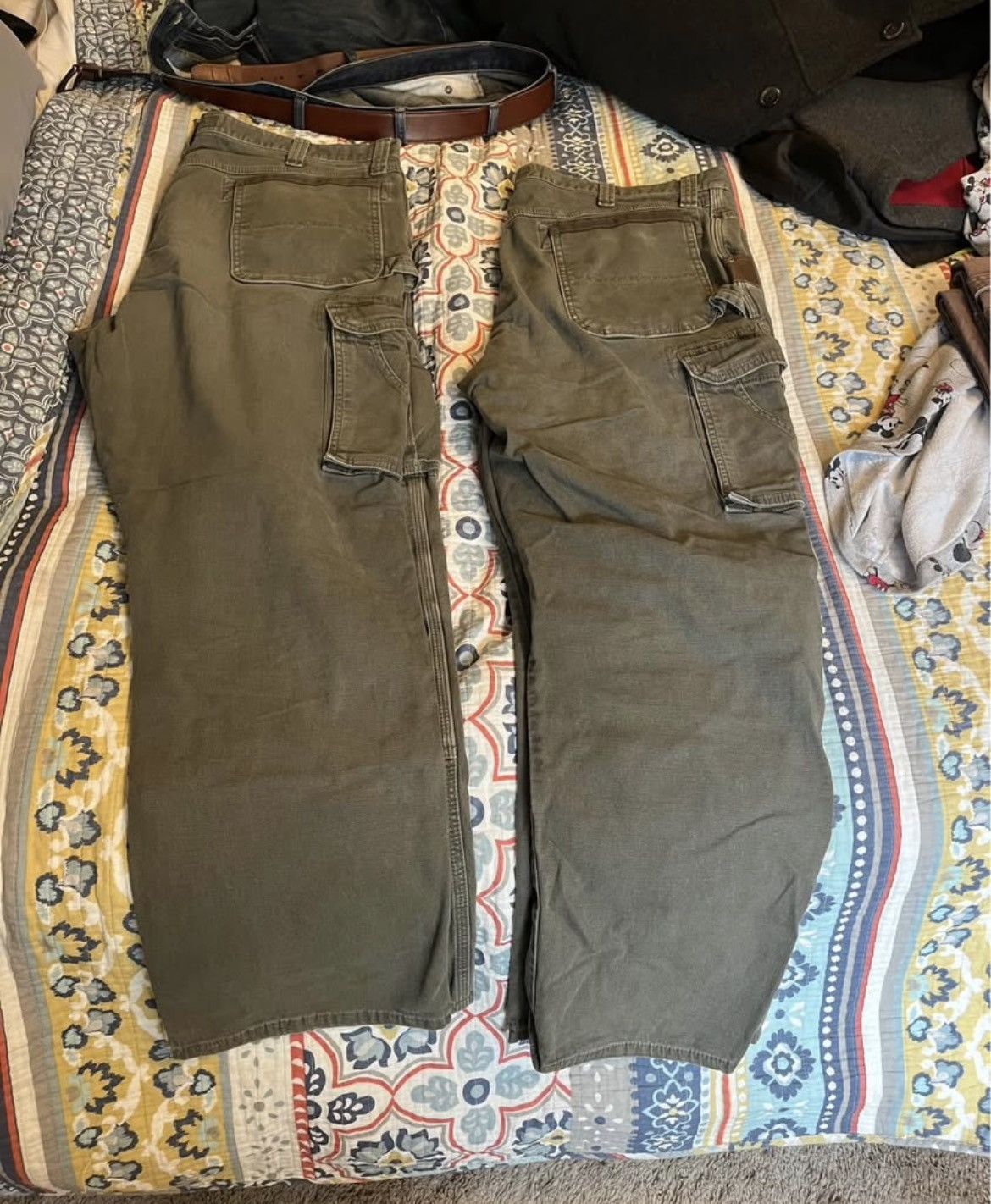 Wrangler 2 Pair Wrangler Riggs Workwear Pants 38”x32” Size US 38 / EU 54 - 2 Thumbnail