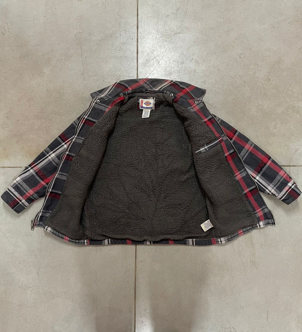 Dickies 90’s Plaid Vintage Dickies Sherpa Jacket Size US M / EU 48-50 / 2 - 1 Thumbnail