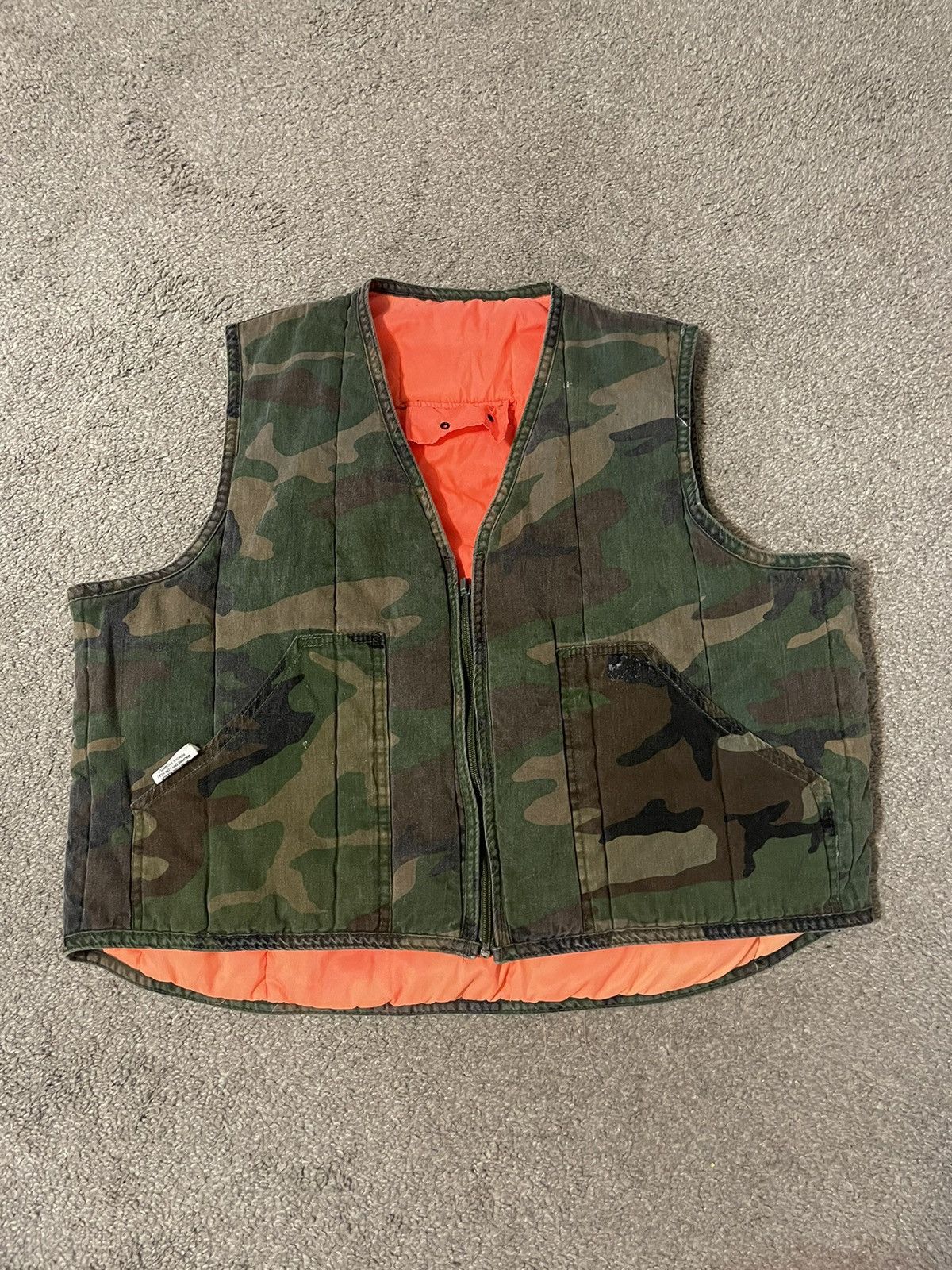 Mossy Oaks × Realtree × Vintage Vintage 90s Camouflage Reversible Hunting Vest XL USA Made Size US XL / EU 56 / 4 - 1 Thumbnail