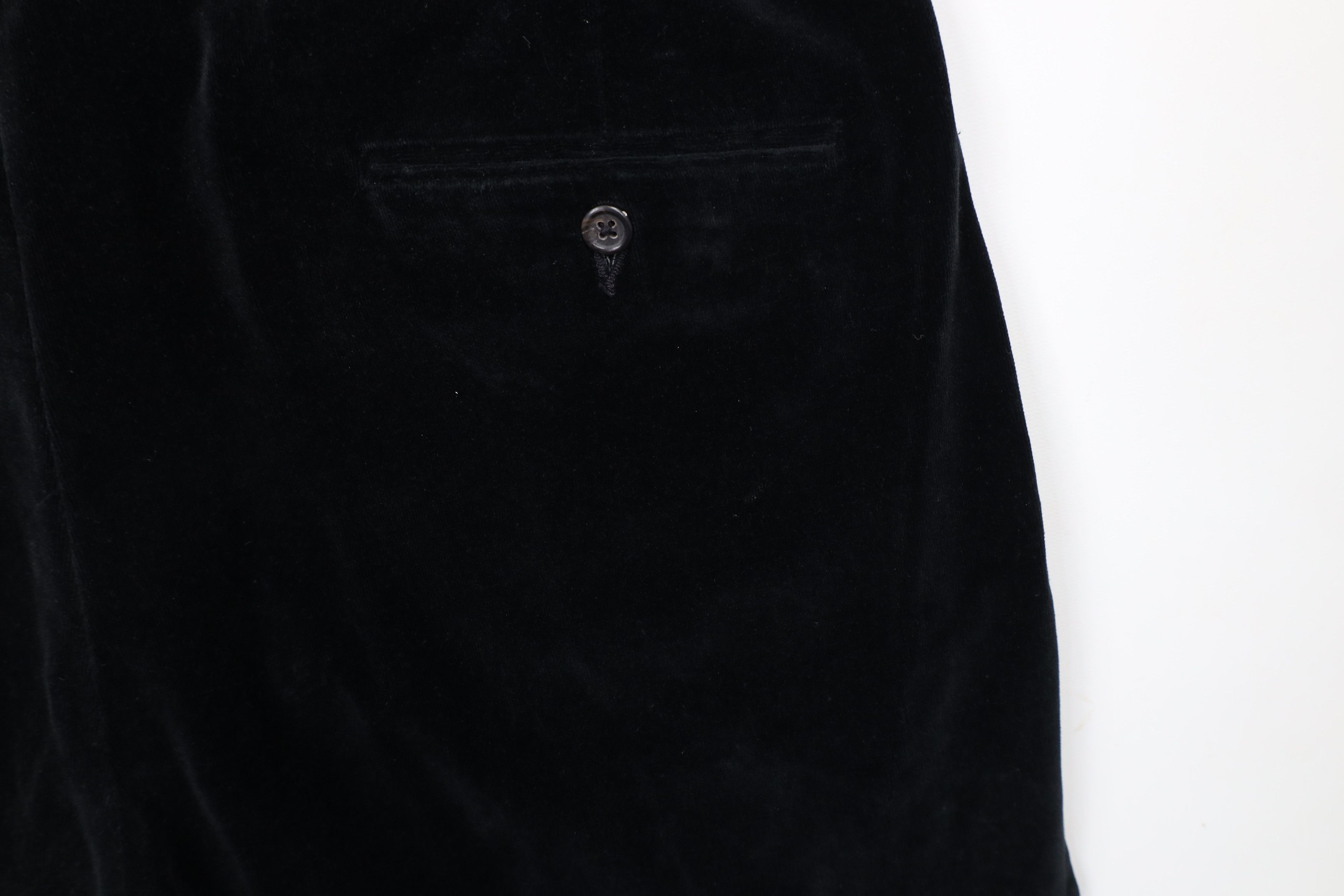 Ralph Lauren × Vintage Vintage 80s 90s Ralph Lauren Wide Leg Velvet Pants USA Size US 34 / EU 50 - 16 Thumbnail