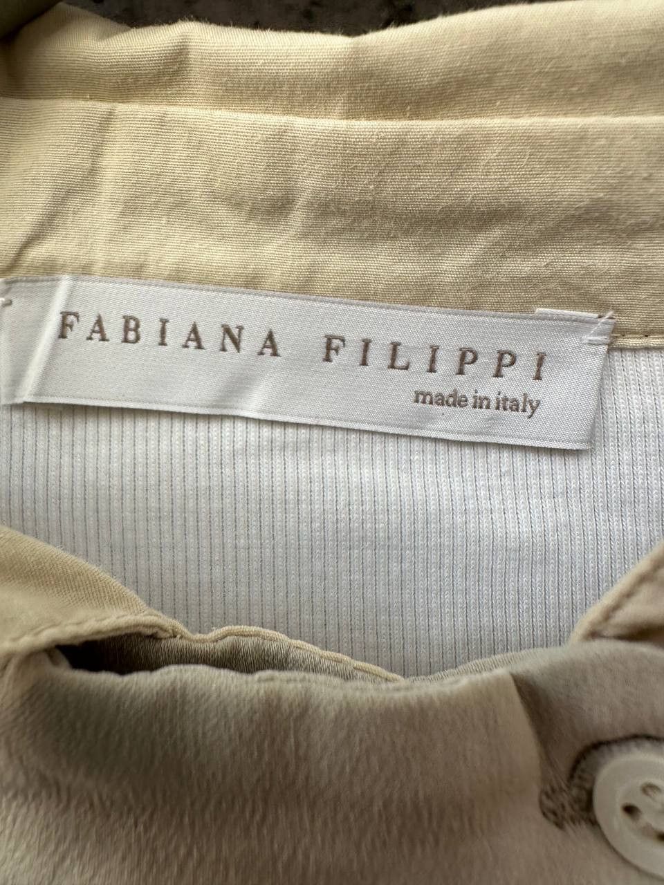 Fabiana Filippi Fabiana Filippi Silk Blend Ribbed T-Shirt Elegant Casual Size L / US 10 / IT 46 - 10 Thumbnail