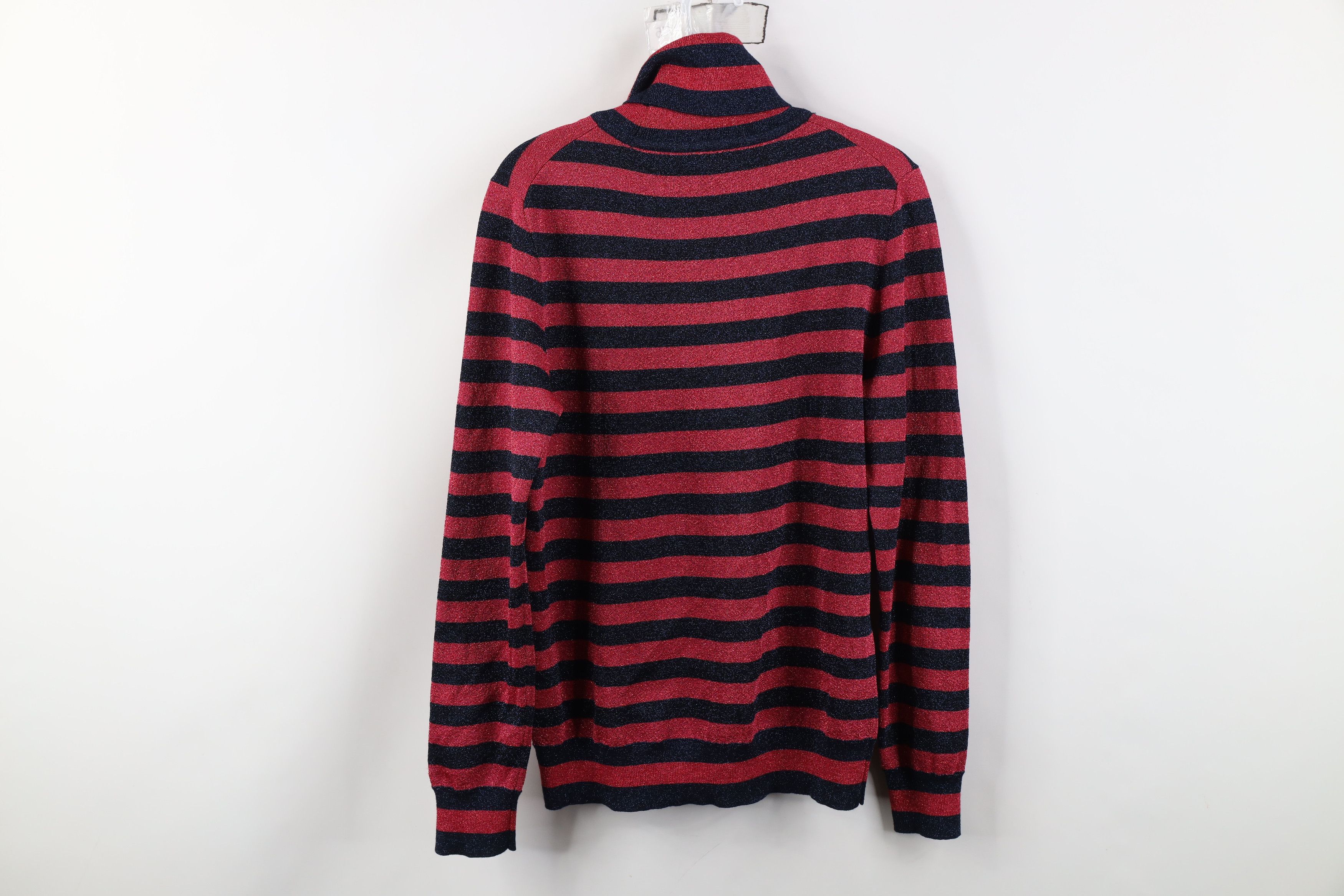 J.Crew Vintage Y2K J Crew Metallic Sparkle Turtleneck Sweater Size M / US 6-8 / IT 42-44 - 10 Thumbnail