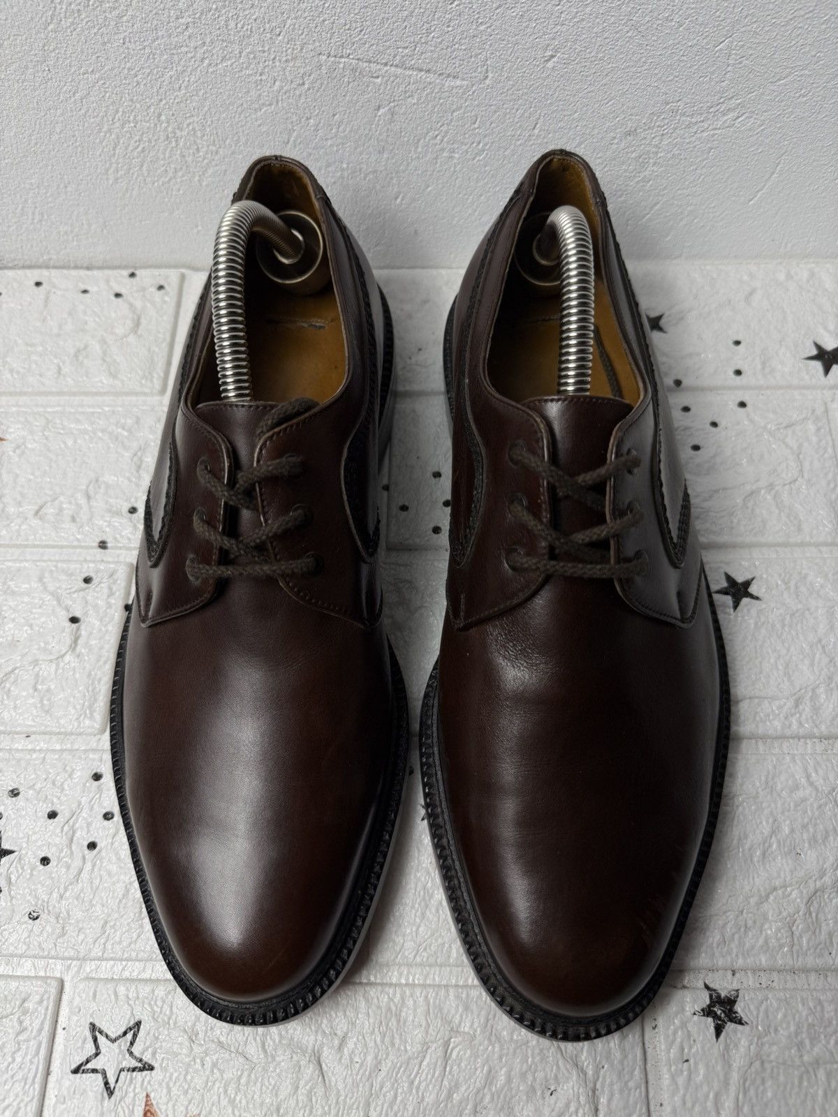 Bally Bally Parawet Oxford US9 UK8.5 EUR44 Vintage Brown Leather Size US 9 / EU 42 - 5 Thumbnail