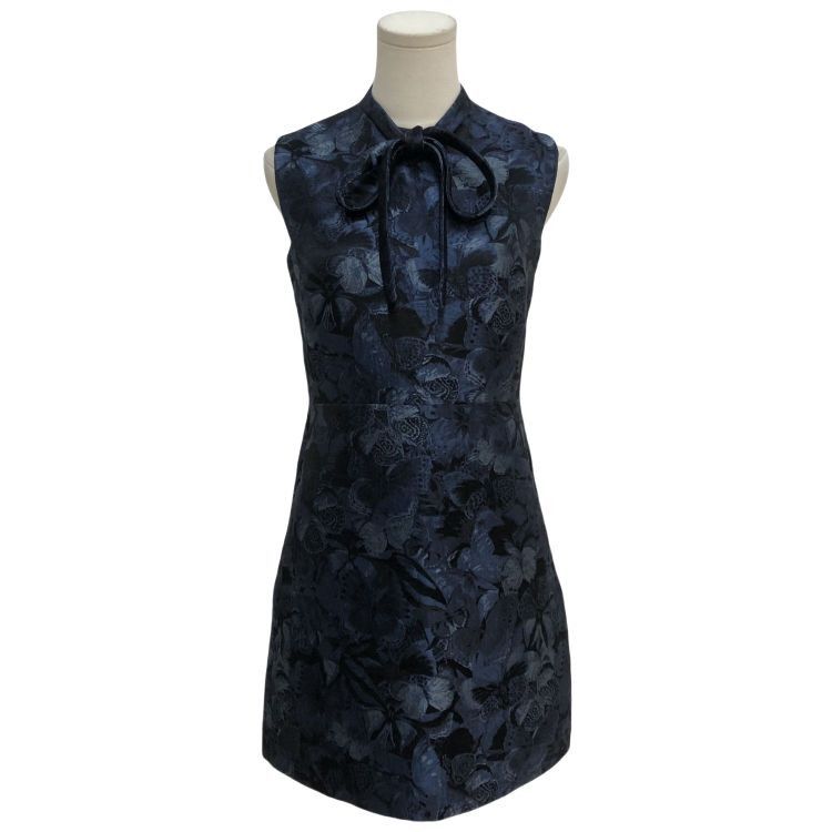 Valentino Valentino Butterfly Jacquard Mini Dress Size 40 Size S / US 4 / IT 40 - 1 Thumbnail