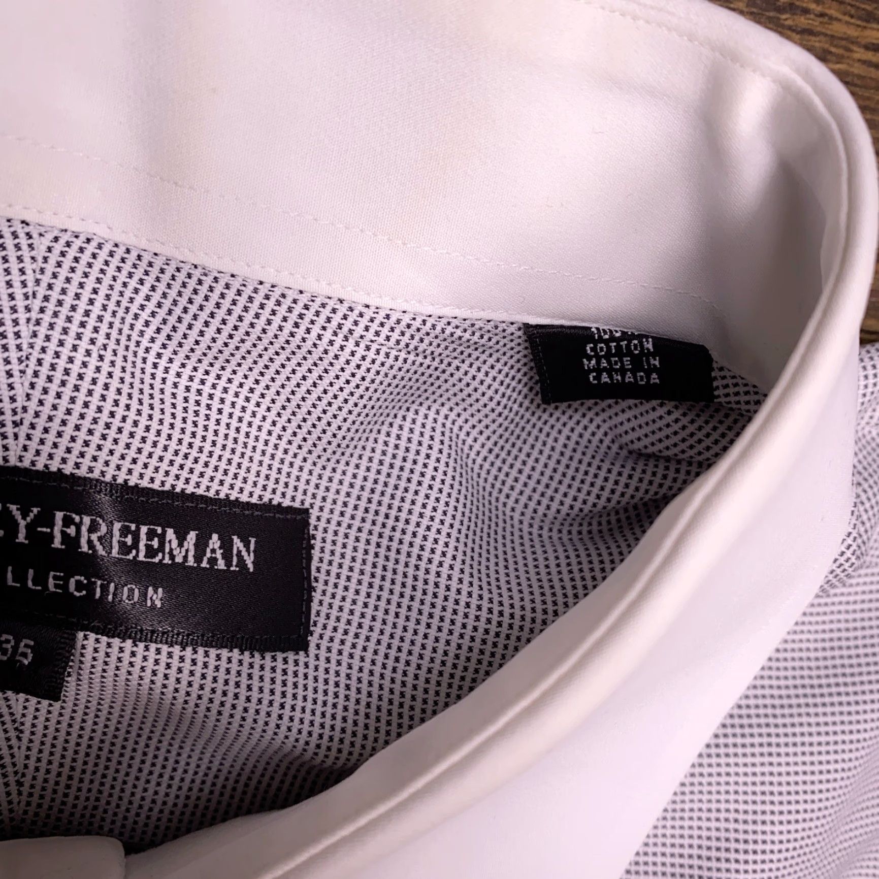 Vintage VINTAGE Hickey Freeman Dress Shirt Mens 16 White French Cuff Button Up Shirt Size US L / EU 52-54 / 3 - 6 Thumbnail
