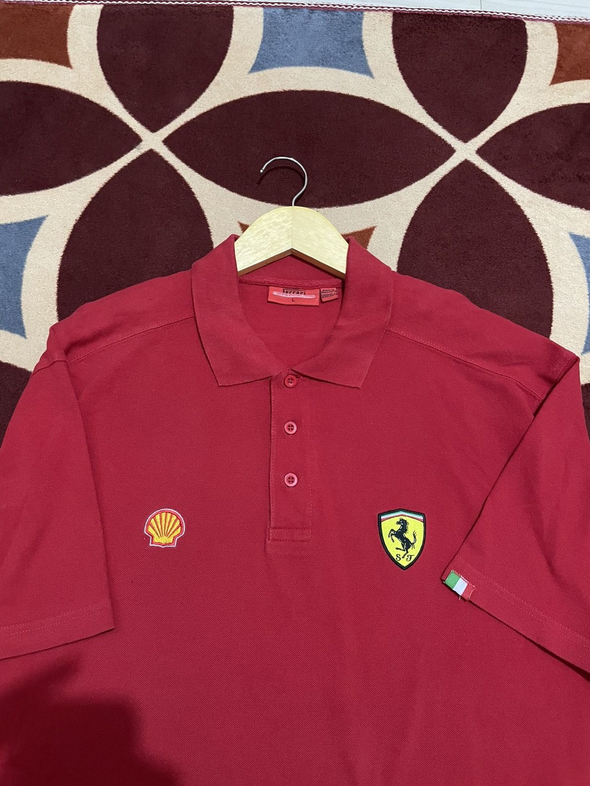 Ferrari Poloshirt ferarri official Size US XL / EU 56 / 4 - 6 Thumbnail