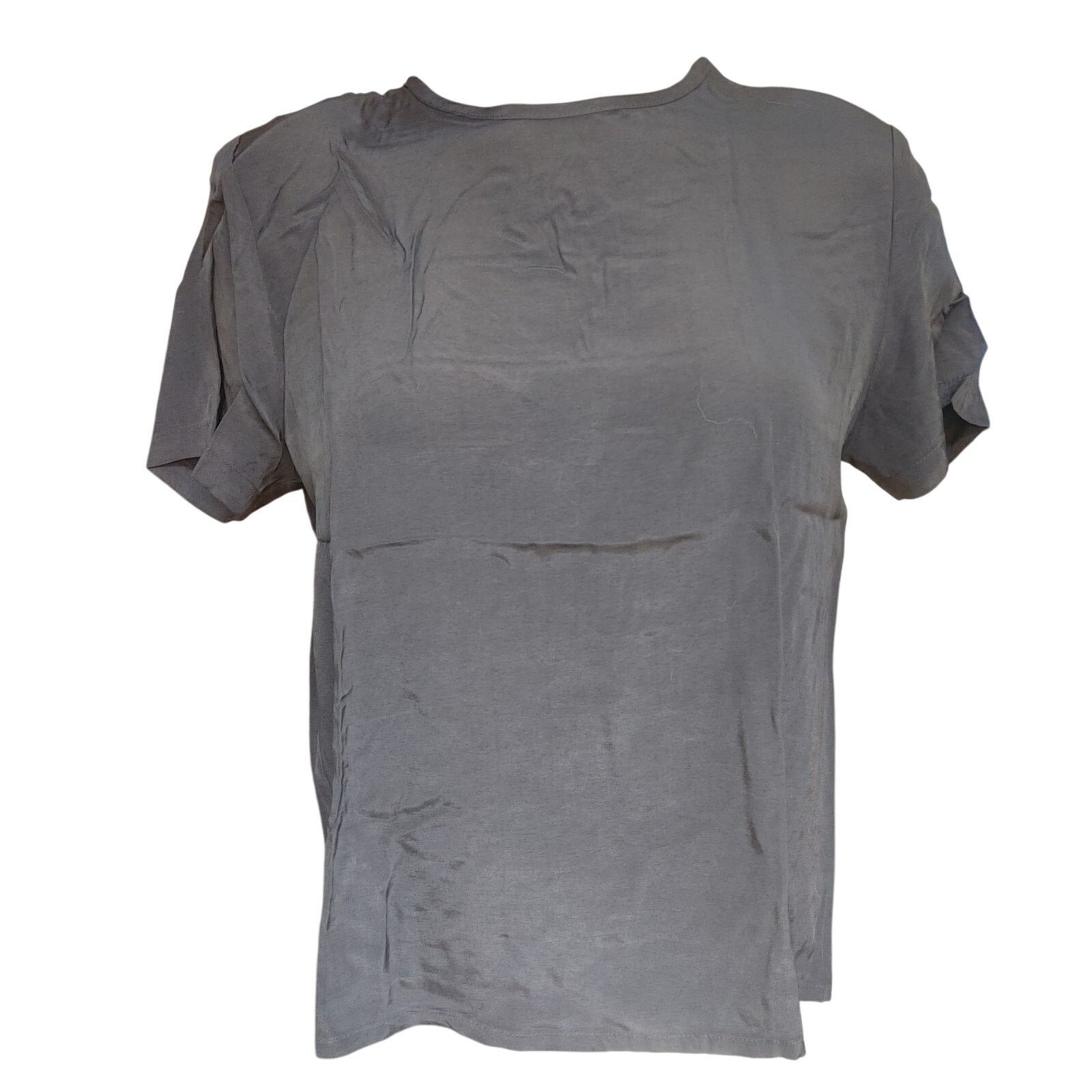 Other Petite Impressions Women's M Gray Basic Casual T-Shirt Size M / US 6-8 / IT 42-44 - 1 Thumbnail