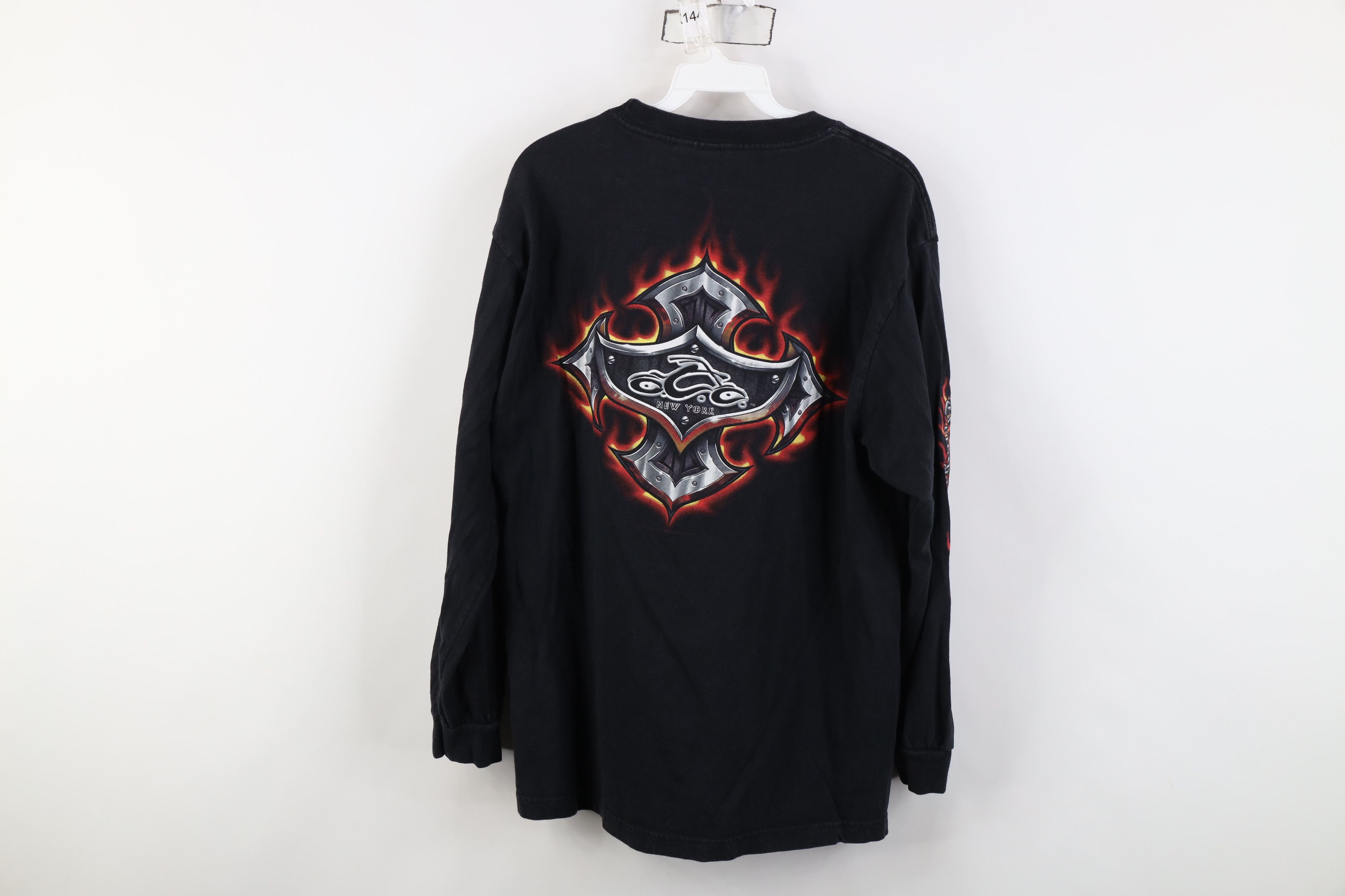 Vintage Vintge Orange County Choppers New York Long Sleeve T-Shirt Size US L / EU 52-54 / 3 - 14 Thumbnail
