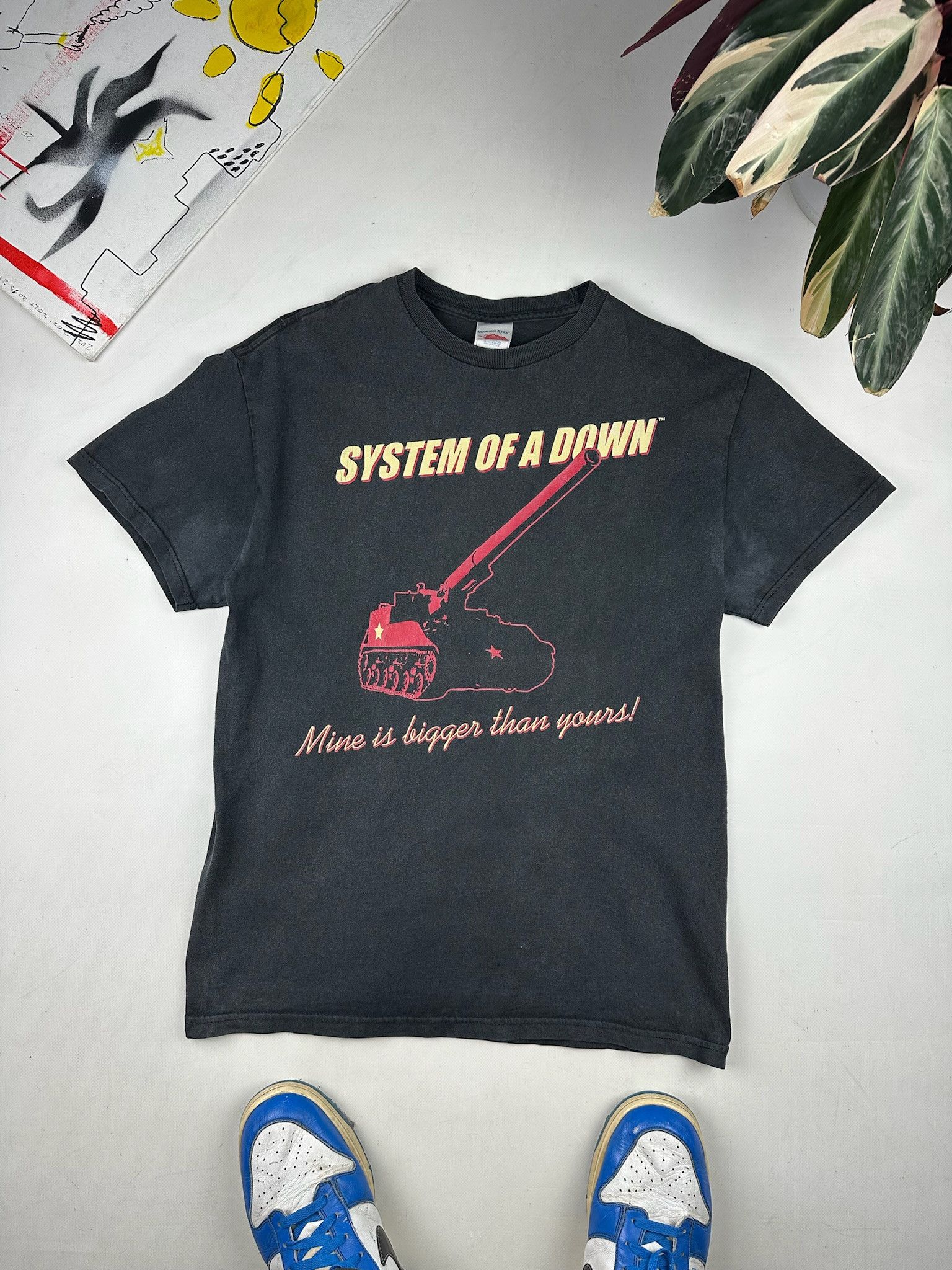 Band Tees Thrashed System of a Down Faded Distressed ERD GRUNGE WCC Size US M / EU 48-50 / 2 - 2 Thumbnail
