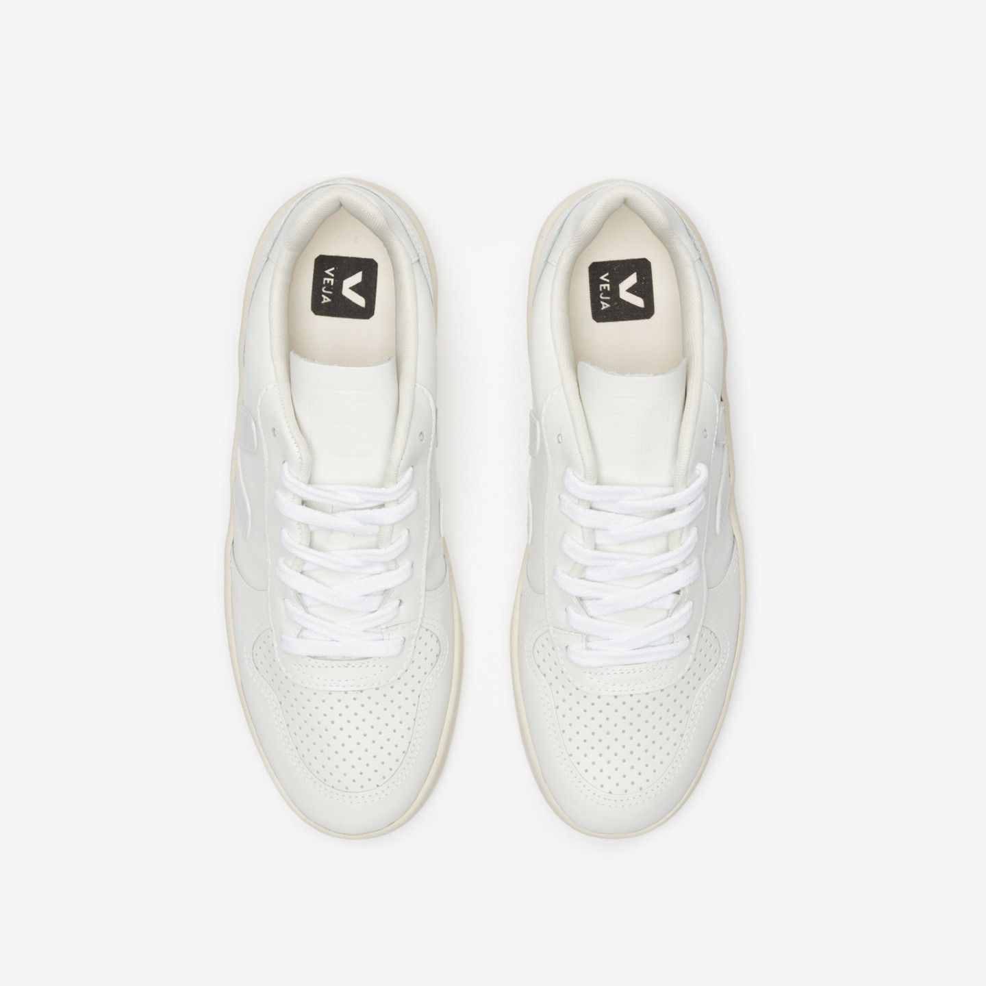 Veja o1s22i1n0924 V-10 Leather Sneakers in White Size US 10 / IT 40 - 9 Thumbnail