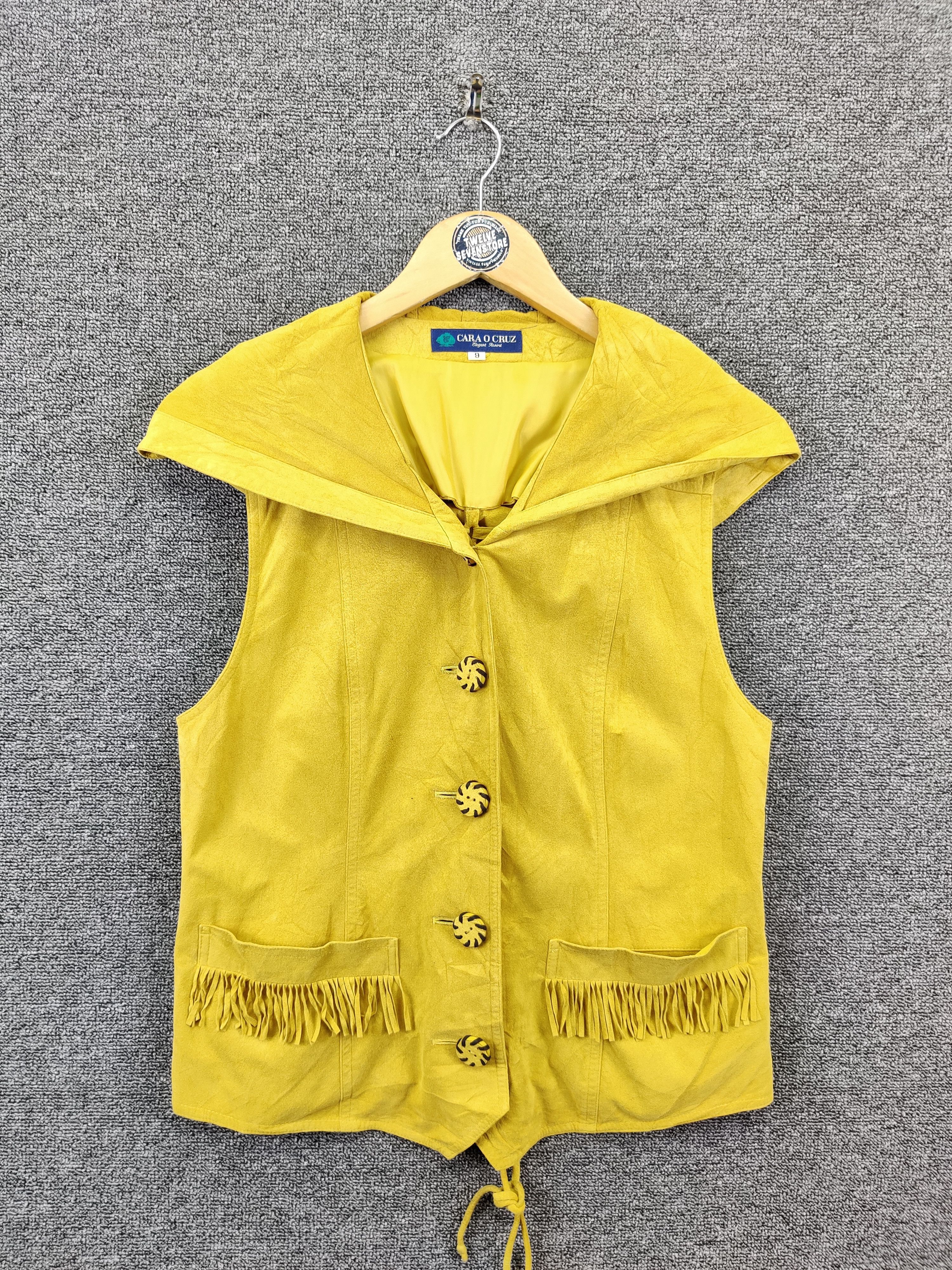 Japanese Brand Vintage Cara O Cruz Button Up Vest Size US S / EU 44-46 / 1 - 1 Thumbnail