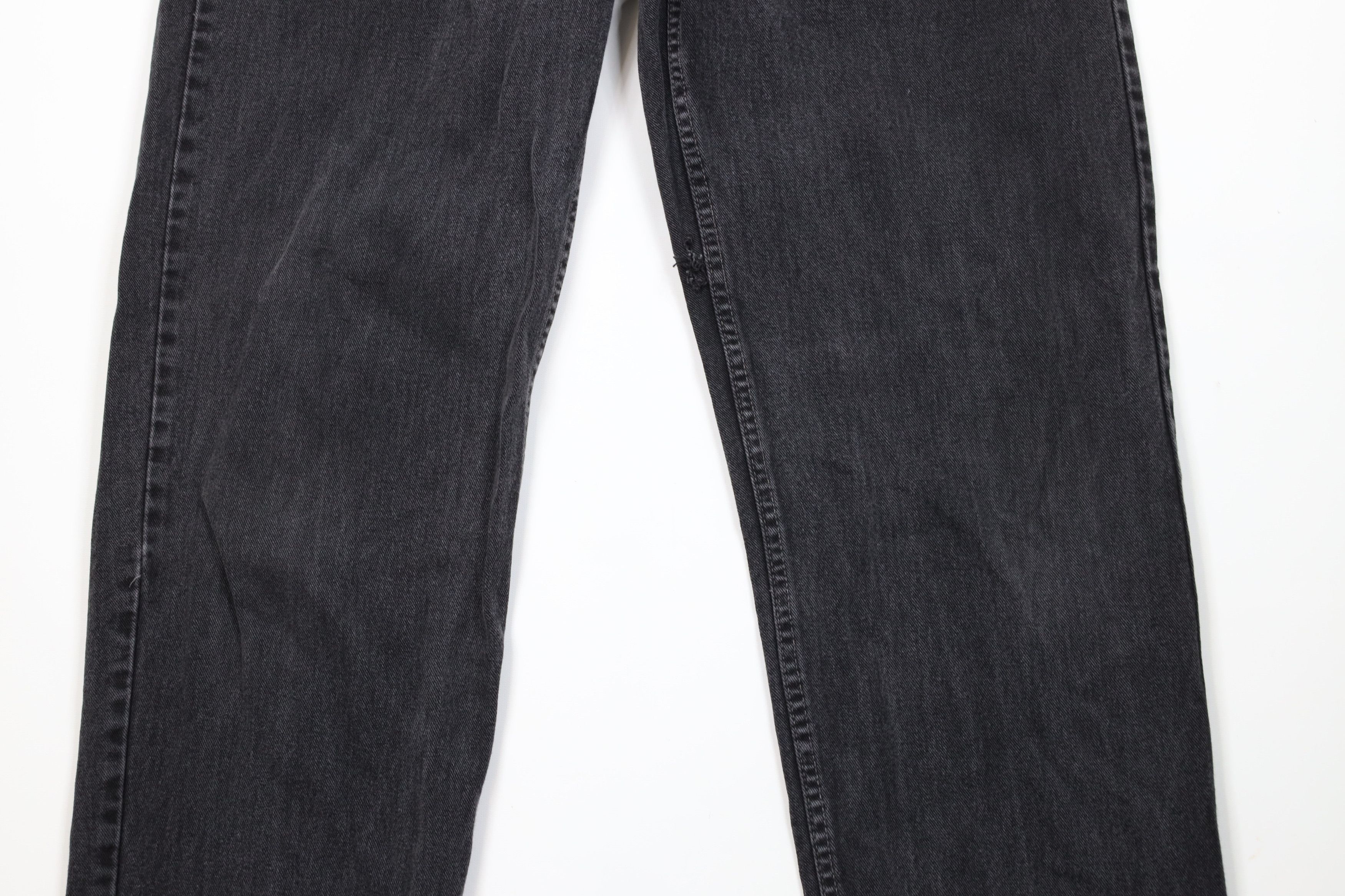 Levi's × Vintage Vintage 90s Levis 550 Relaxed Fit Denim Jeans Black Size US 38 / EU 54 - 3 Thumbnail