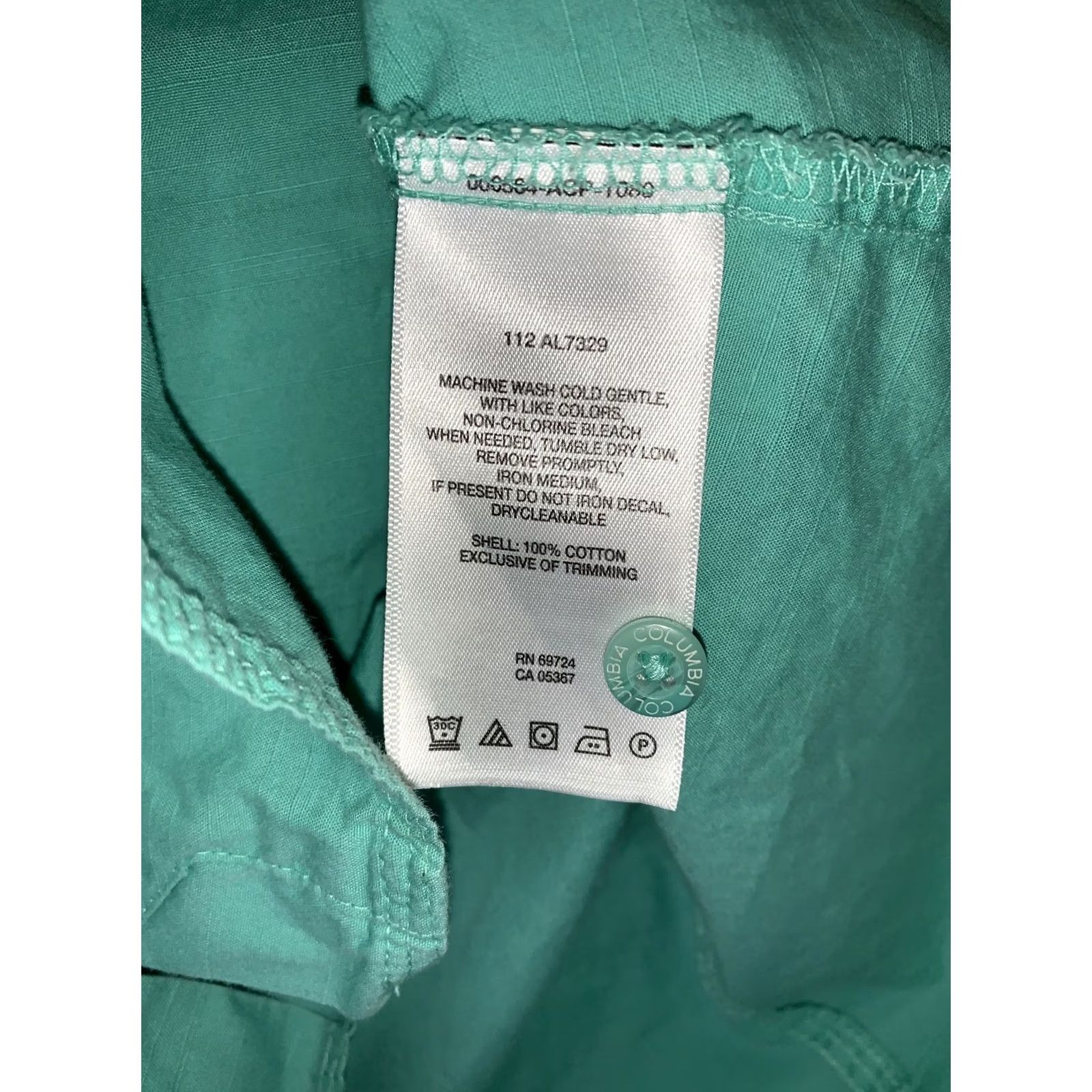 Altea Columbia Shirt Teal Short Sleeve Button Up Women M XS? Not Applicable Size M / US 6-8 / IT 42-44 - 3 Thumbnail