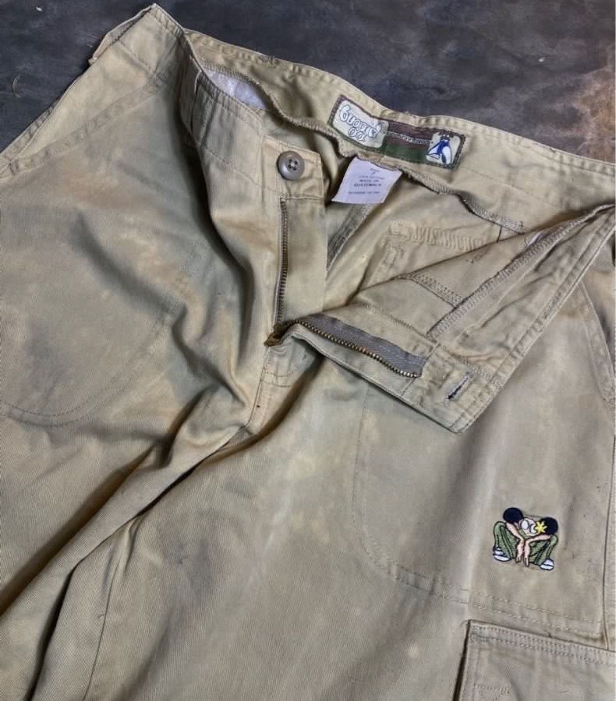 JNCO 🔥Vintage 90s🔥 Buggirls Cargo Super Baggy Wideleg Size 31" - 5 Thumbnail