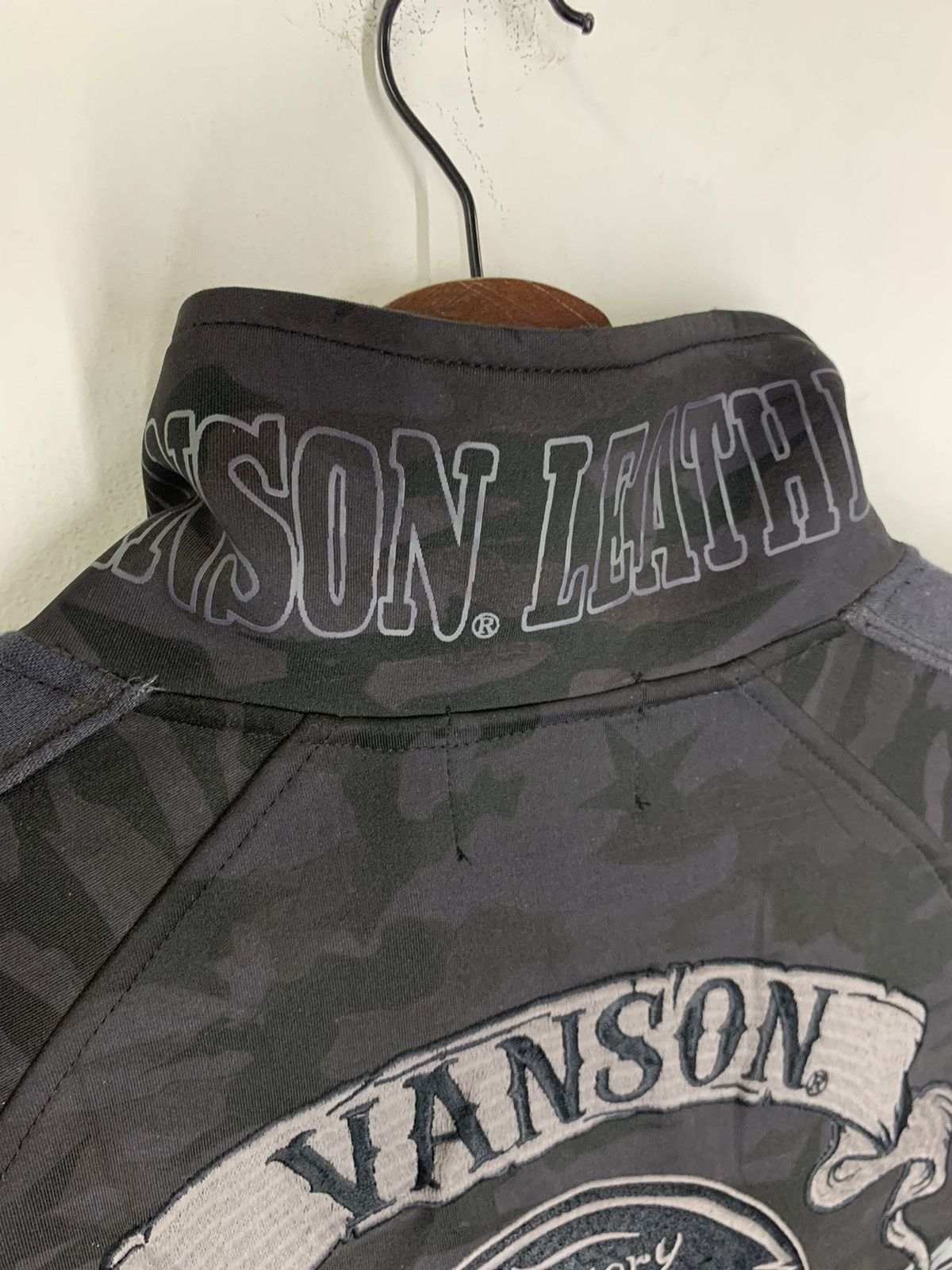Vanson Leathers Vanson Camo Stars Motorcycle Club Jacket Size US M / EU 48-50 / 2 - 6 Thumbnail