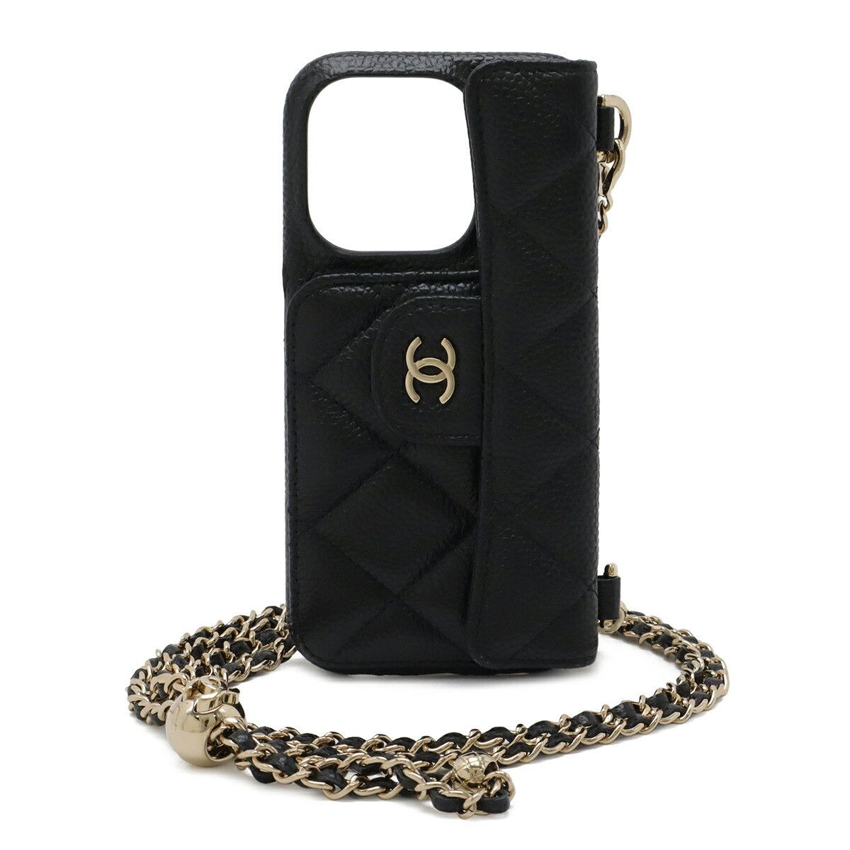 Chanel Chanel Chanel Caviar Leather Phone Case Leather Phonecase DUTY FREE for USA Size ONE SIZE - 1 Thumbnail