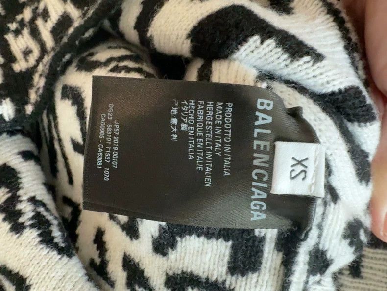Balenciaga Balenciaga Turtleneck sweater 2502-Nextarrow Size US XS / EU 42 / 0 - 2 Thumbnail