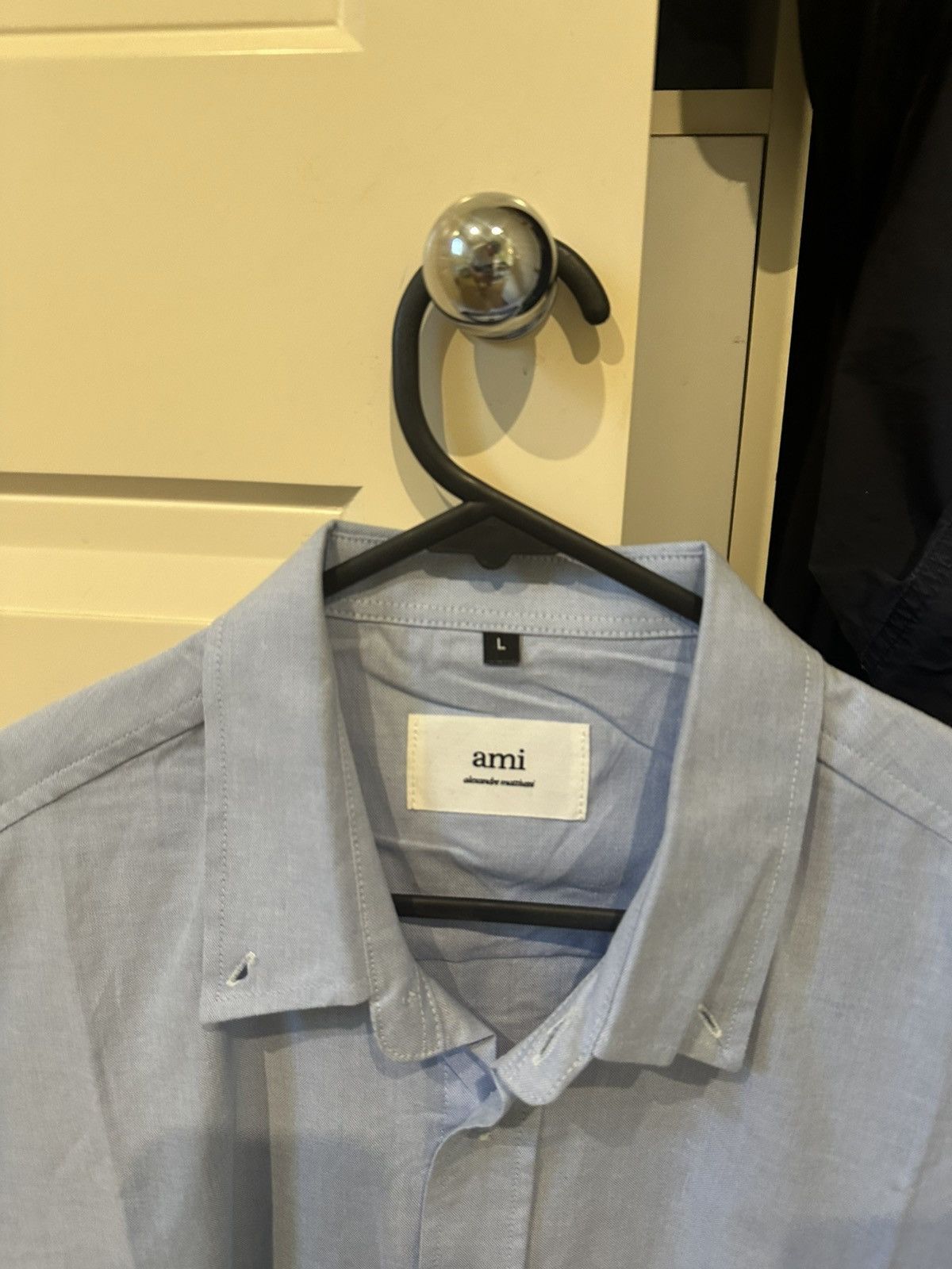 AMI Ami boxy fit short sleeve light blue Size US L / EU 52-54 / 3 - 3 Thumbnail