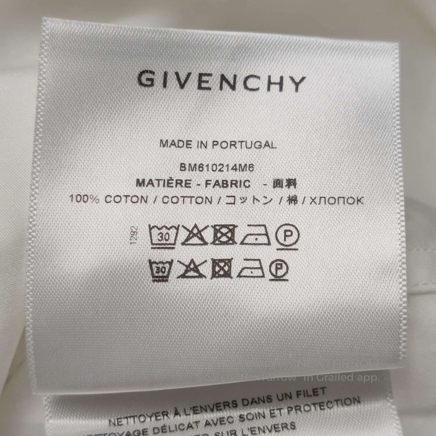 Givenchy Givenchy Cotton Solid Single - Breasted Spread Collar Shirt Size US S / EU 44-46 / 1 - 8 Thumbnail