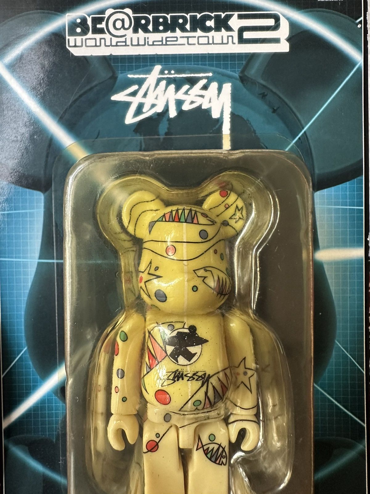 Medicom Toy × Stussy Be@rbrick x Stussy Worldwide Tour 2 100% Size ONE SIZE - 6 Thumbnail