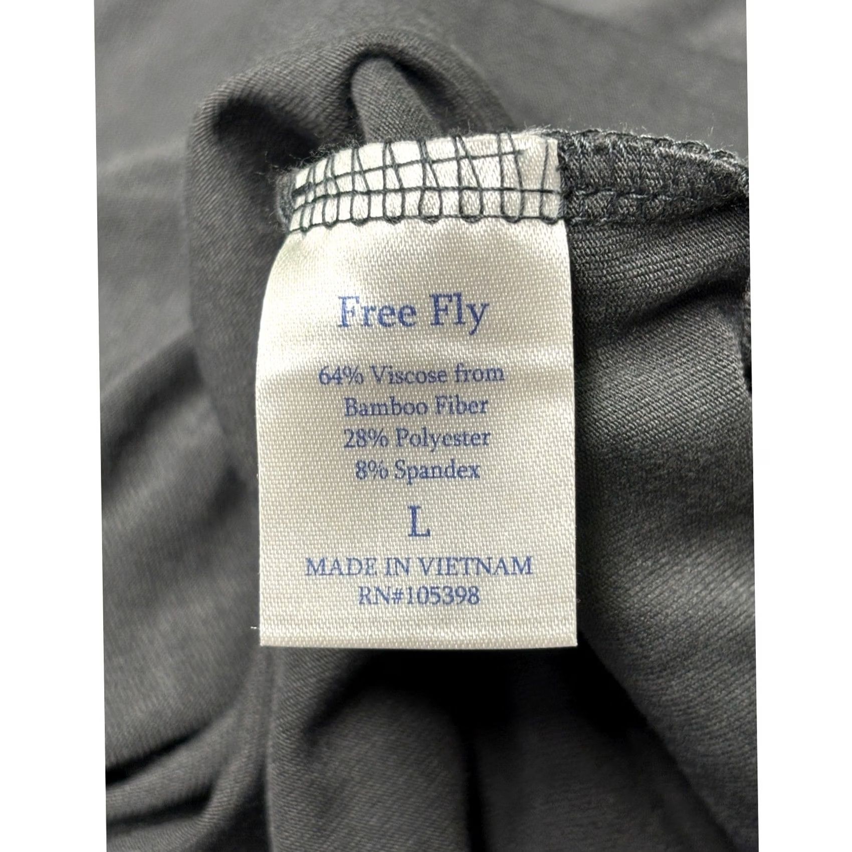 Vintage Free Fly Mens Pullover Quarter Zip Mock Neck Charcoal Gray L Size US L / EU 52-54 / 3 - 4 Thumbnail