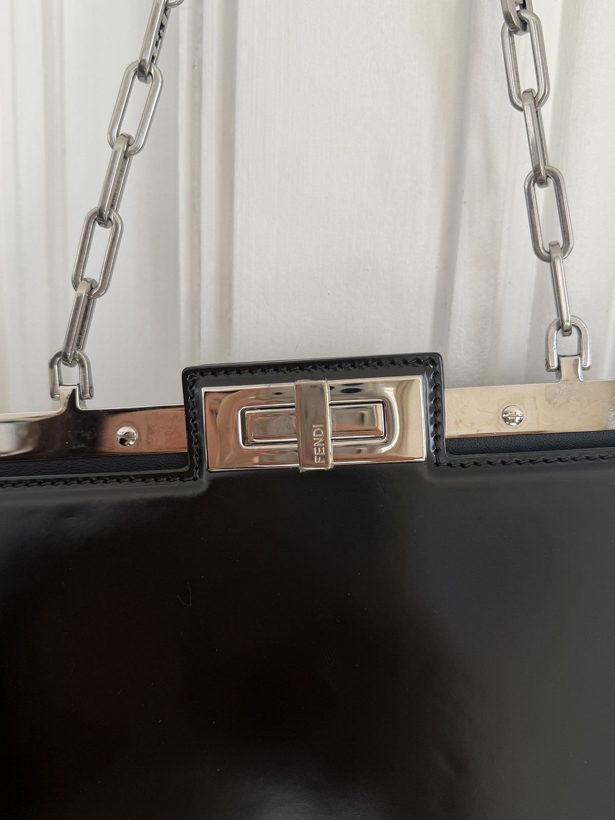 Fendi Peekaboo Cut leather handbag Size ONE SIZE - 10 Thumbnail