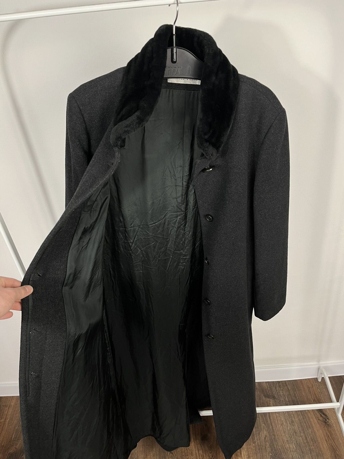 Other Women’s Cashmere Wool Coat with Faux Fur Collar EU 42 Size M / US 6-8 / IT 42-44 - 6 Thumbnail