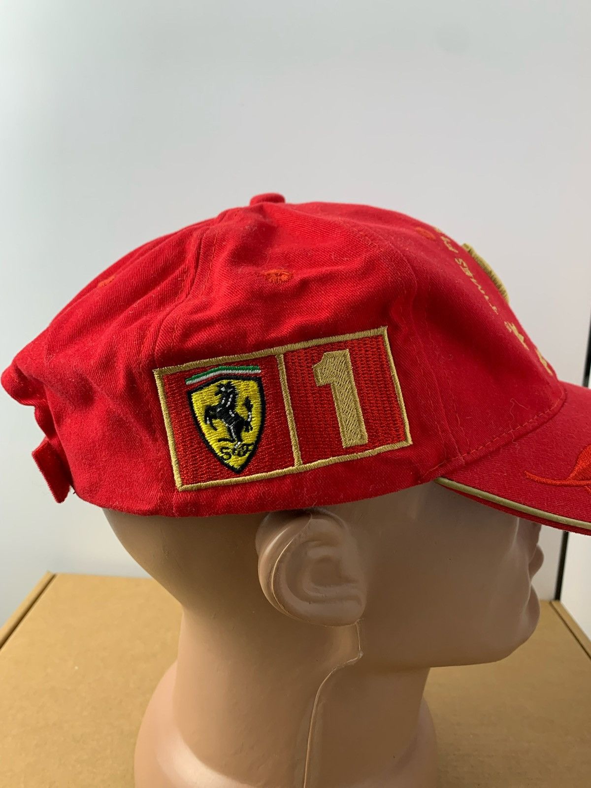 Ferrari × Vintage Vintage Racing Ferrari Cap 2002 logo rare Michael Schumacher Size ONE SIZE - 3 Thumbnail