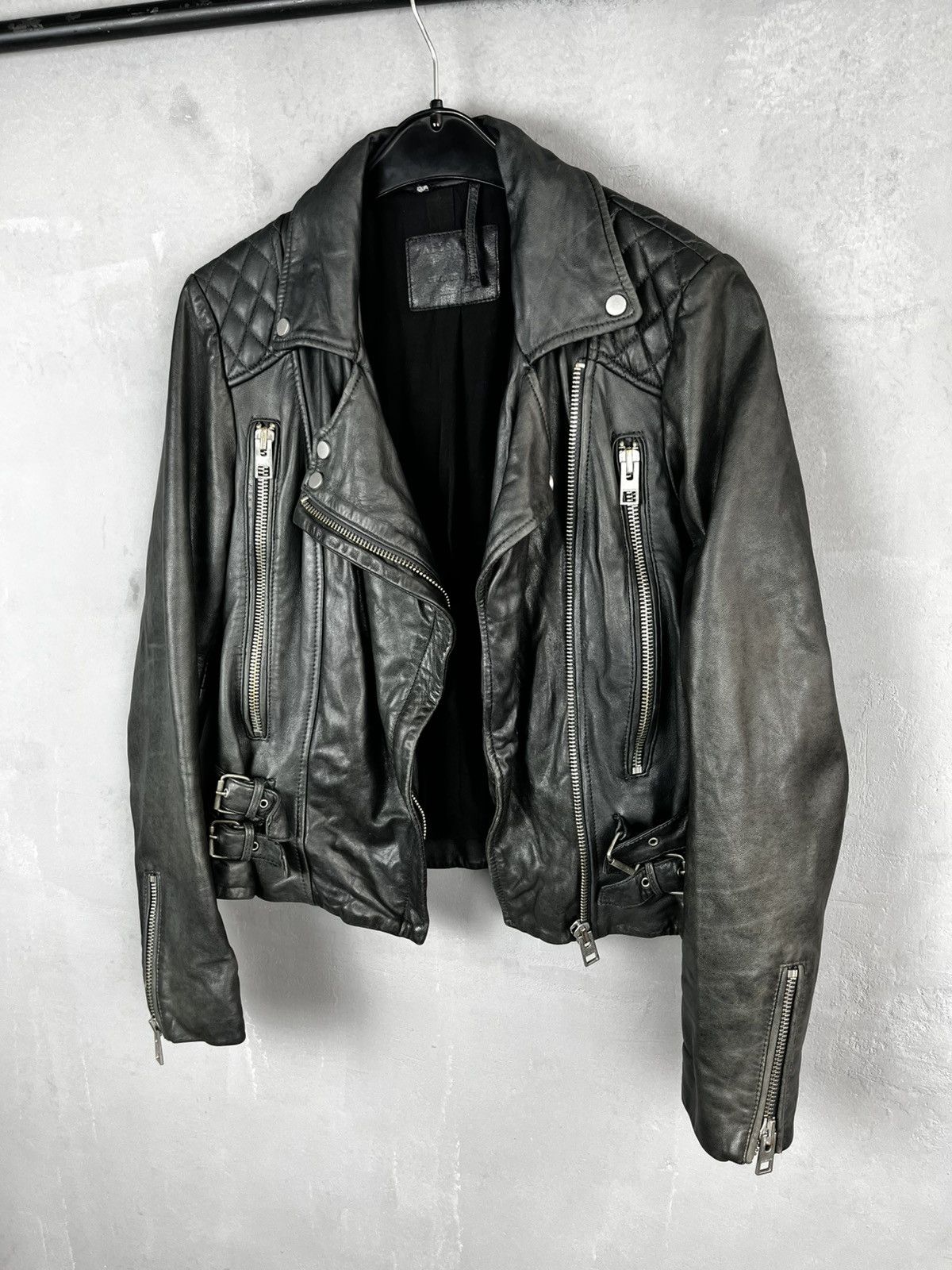Allsaints Allsaints punk leather jacket size 38 Size M / US 6-8 / IT 42-44 - 2 Thumbnail