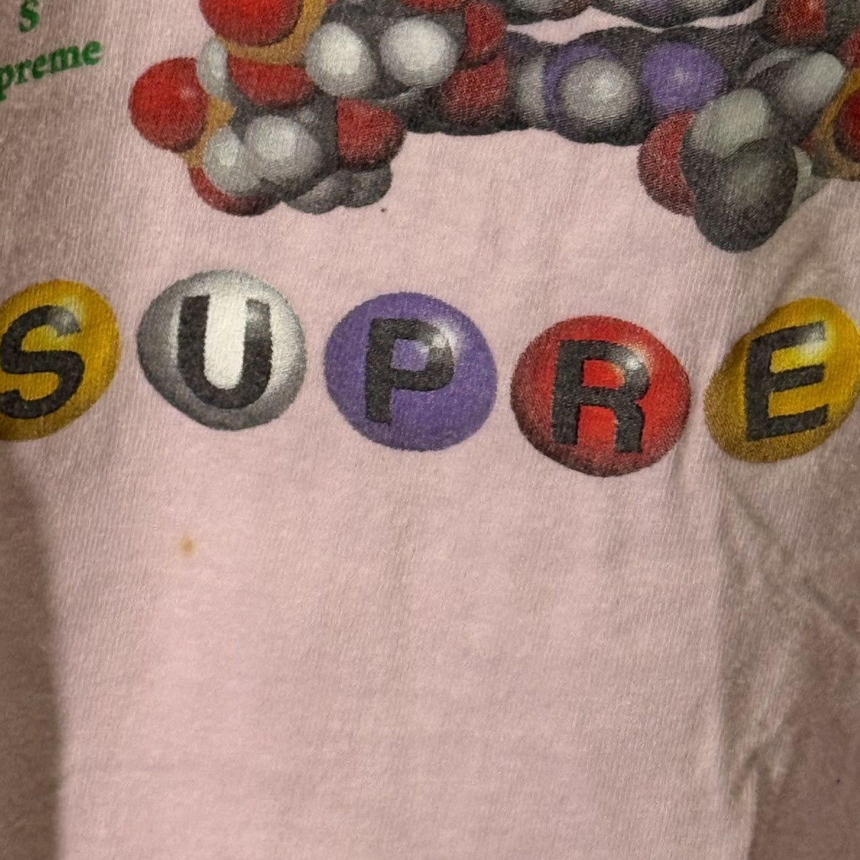 Supreme Supreme DNA Tee Light Pink Medium SS18 Size US M / EU 48-50 / 2 - 2 Thumbnail