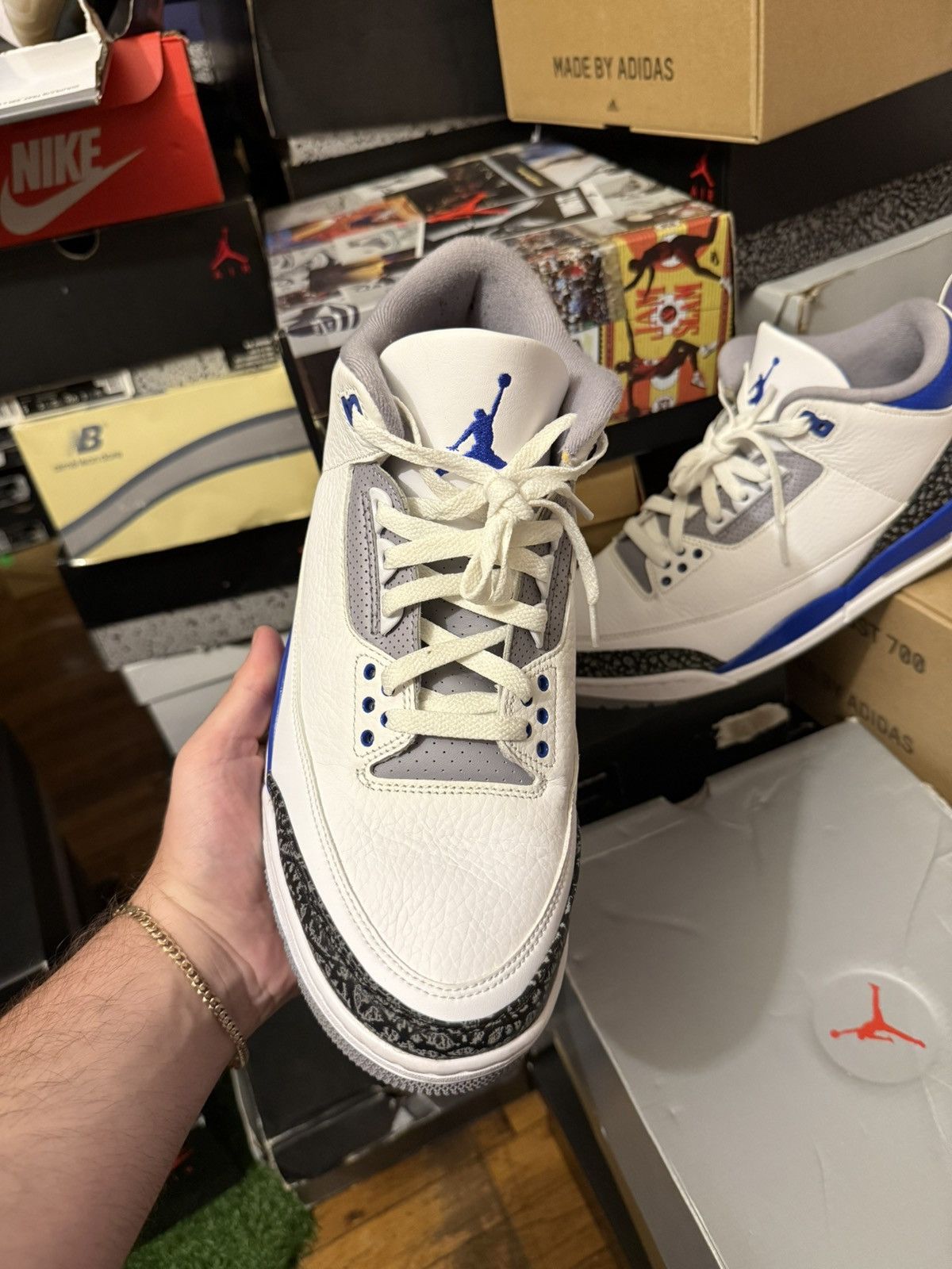Jordan Brand Jordan retro 3 Racer blue size 11.5 Size US 11.5 / EU 44-45 - 2 Thumbnail