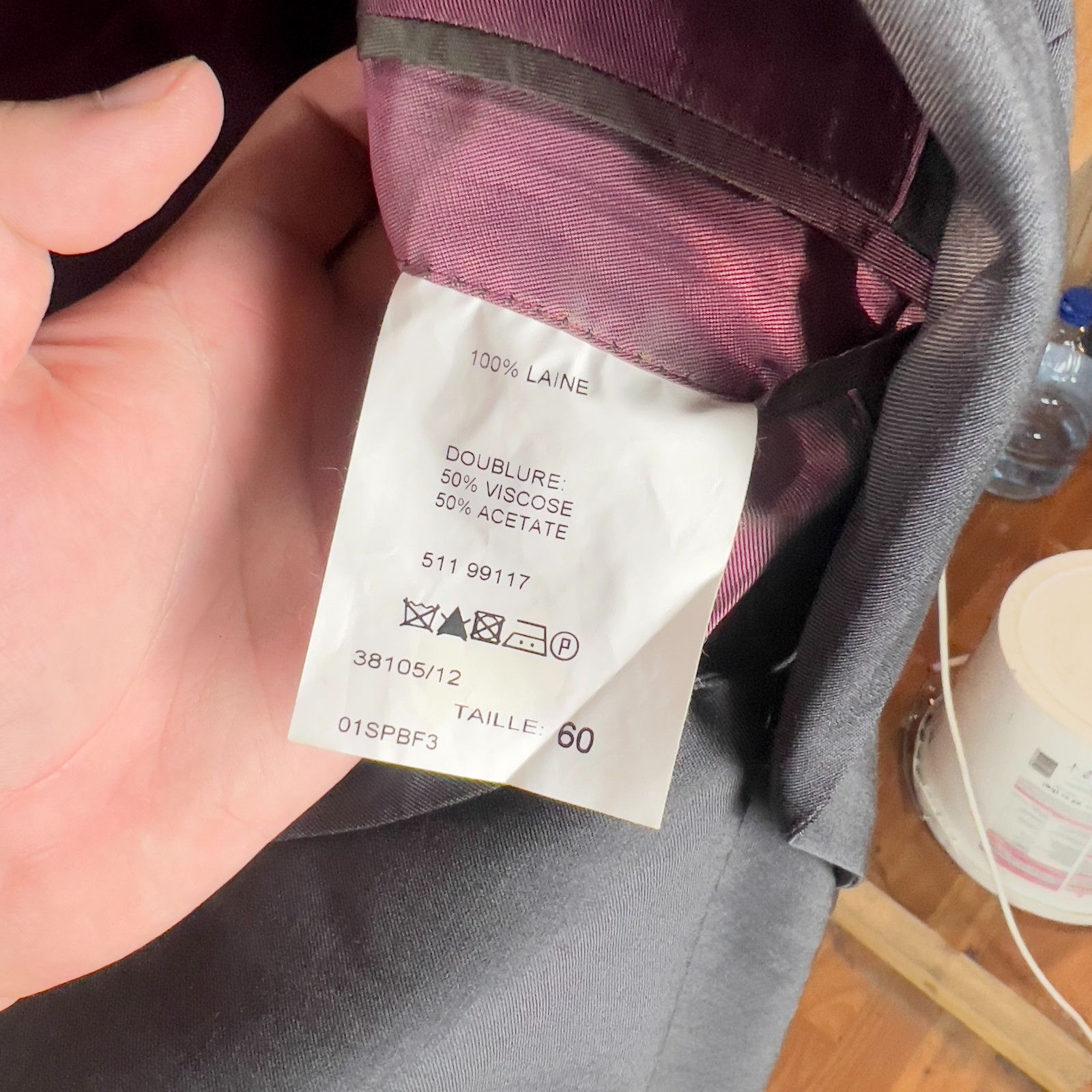 Balmain Balmain Blazer Men's Size 60 Gray Long Sleeve` Size 54L - 5 Thumbnail