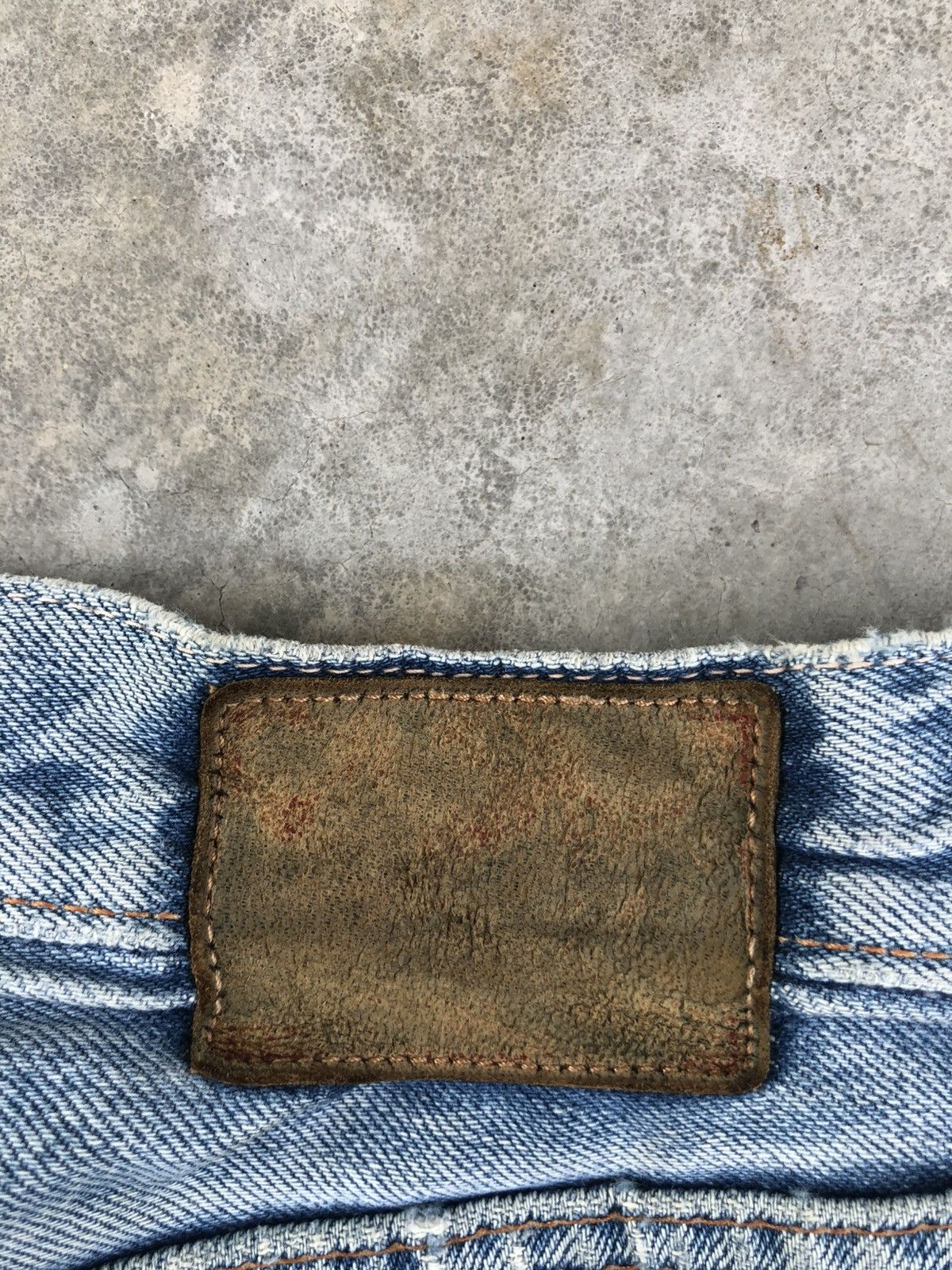 Japanese Brand Canton Distressed Jeans Selvedge Denim Size US 30 / EU 46 - 21 Thumbnail